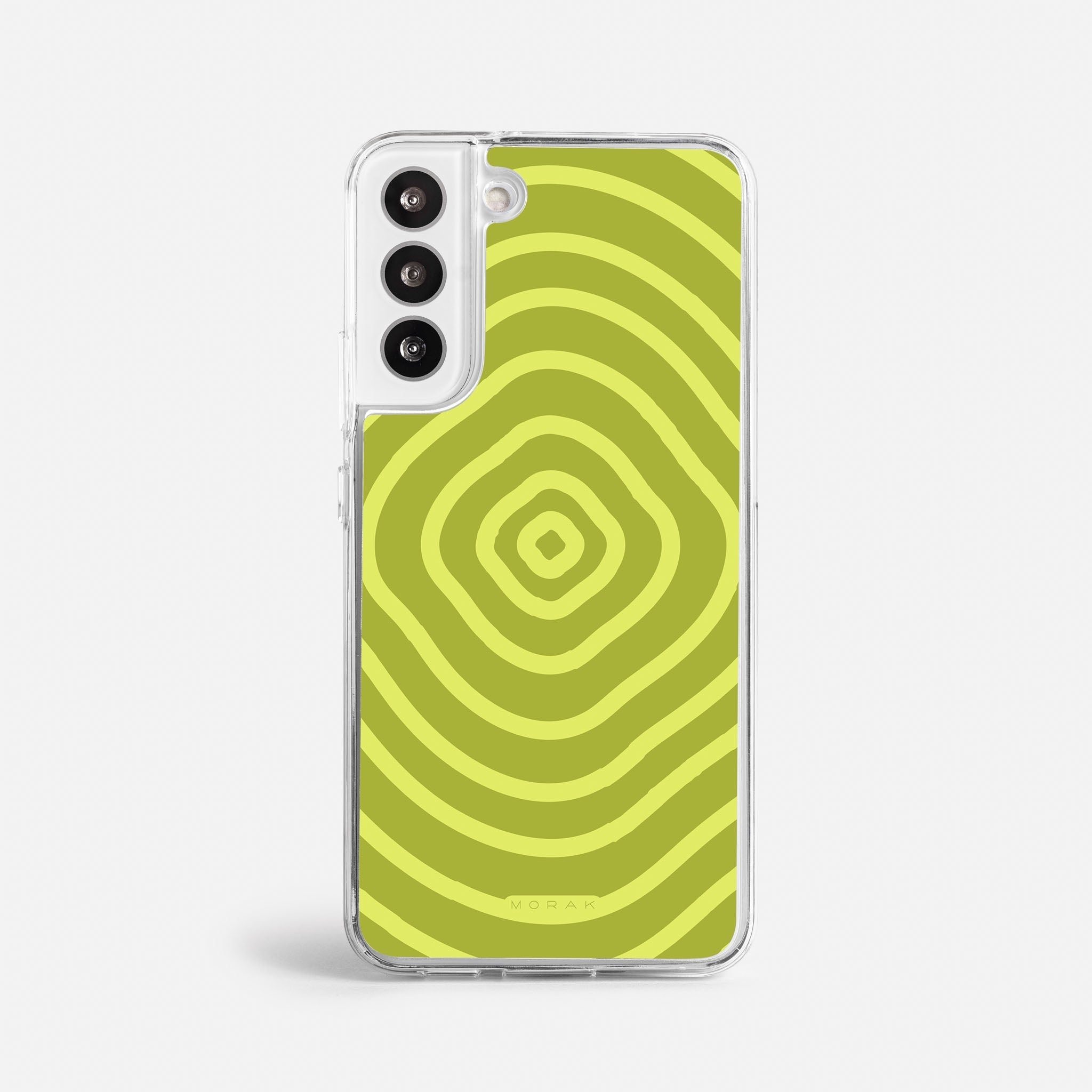 Case Green Wave - Blanco Premium – Protección antigolpe | Diseño colombiano | Morak