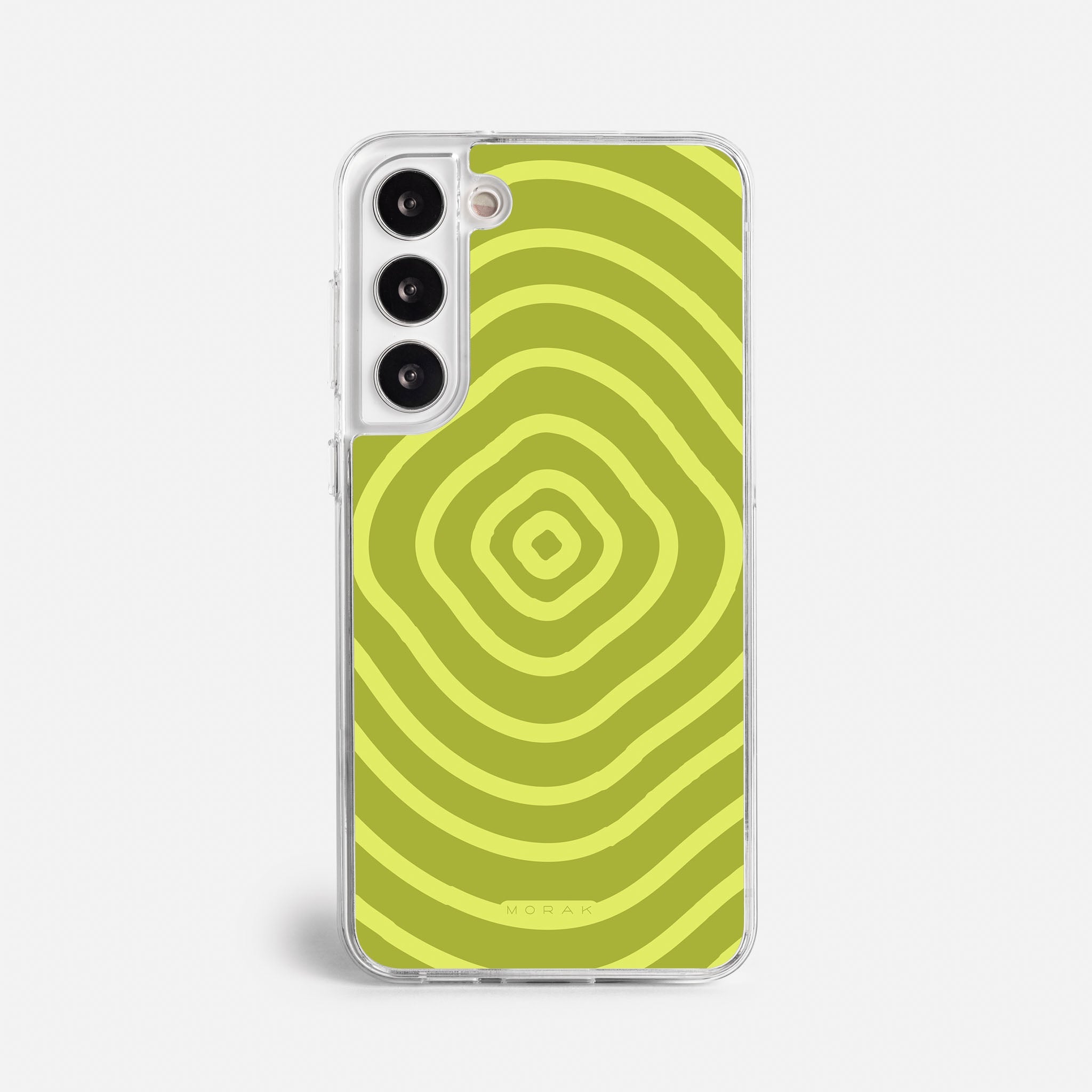 Case Green Wave - Blanco Premium – Protección antigolpe | Diseño colombiano | Morak