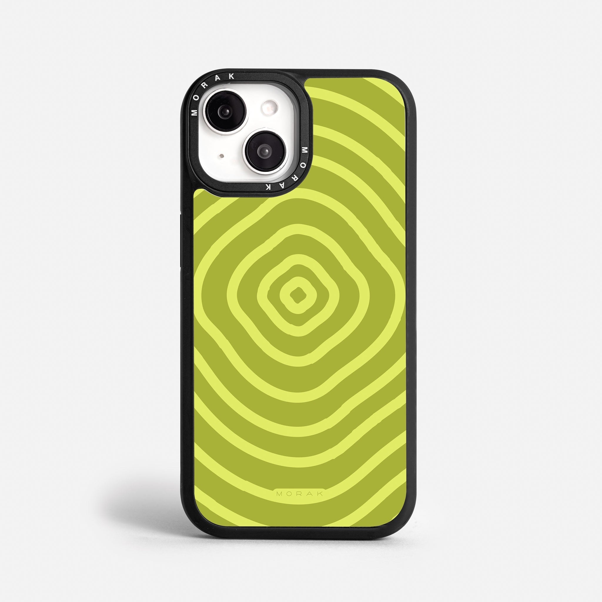 Case Green Wave - Blanco Premium – Protección antigolpe | Diseño colombiano | Morak
