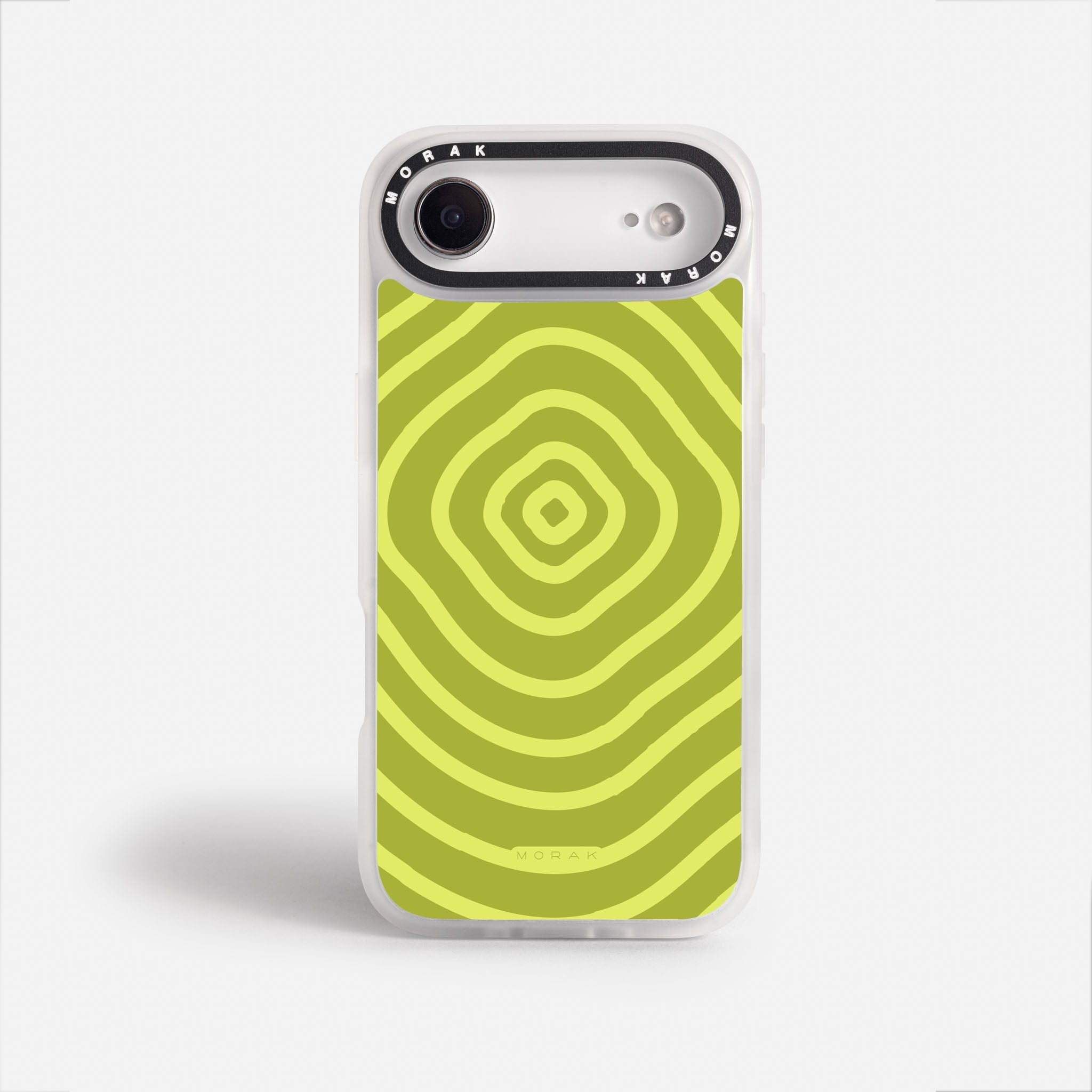 Case Green Wave - Blanco Premium – Protección antigolpe | Diseño colombiano | Morak