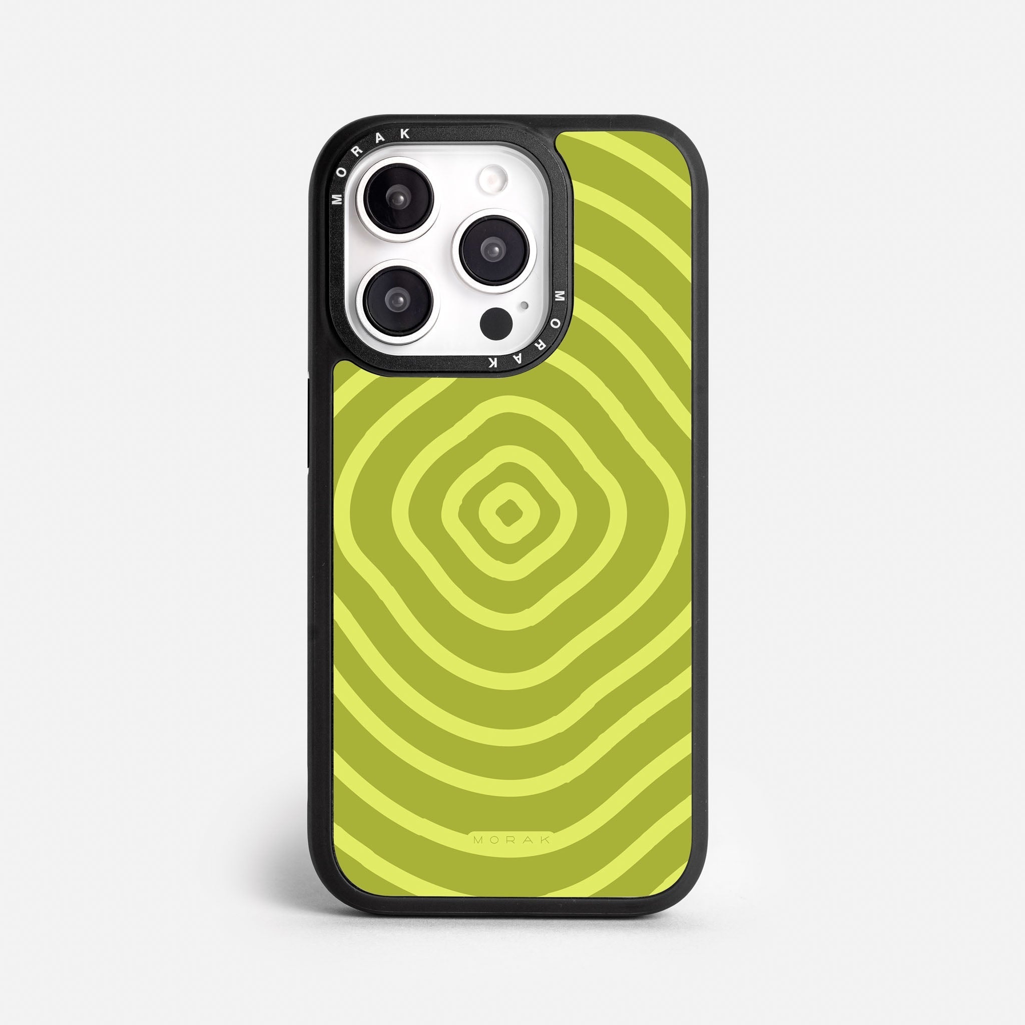 Case Green Wave - Blanco Premium – Protección antigolpe | Diseño colombiano | Morak