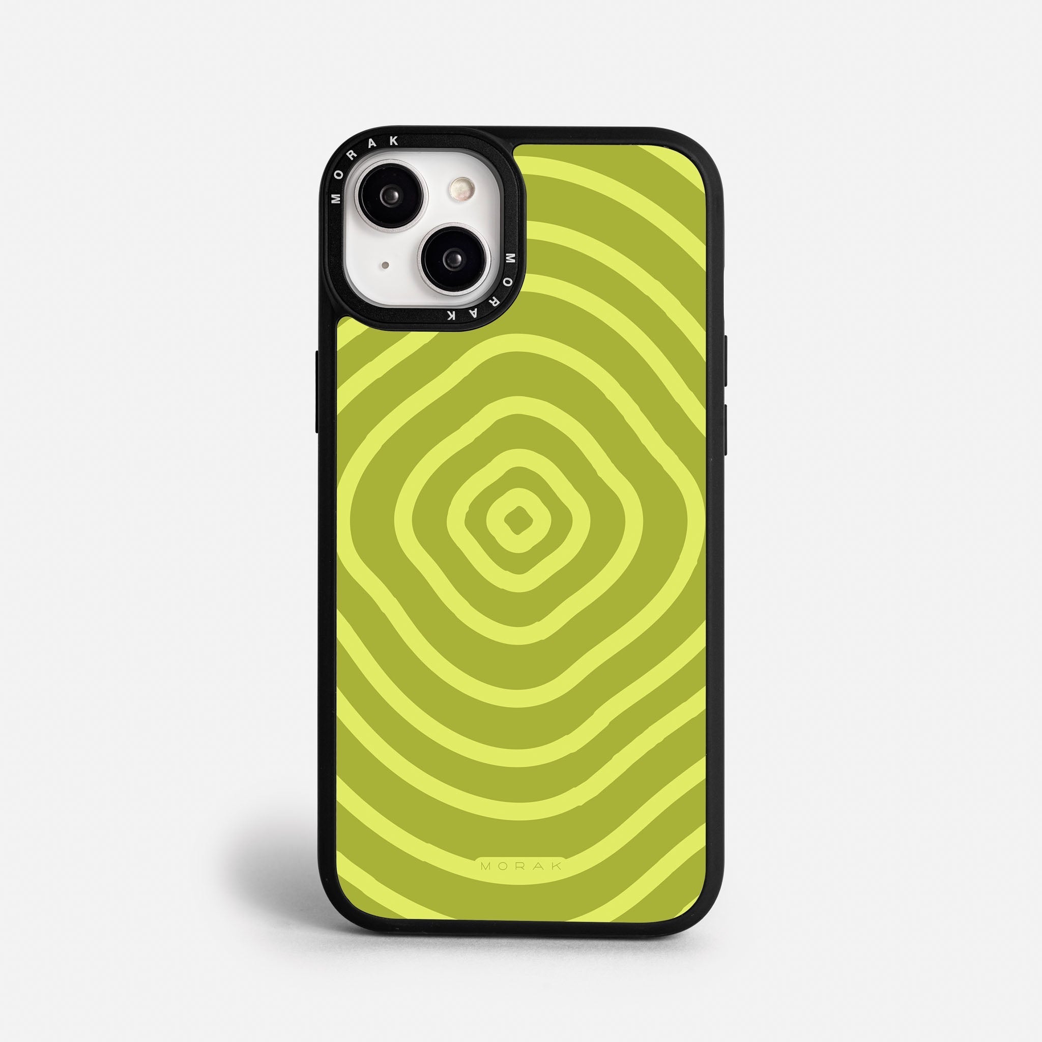 Case Green Wave - Blanco Premium – Protección antigolpe | Diseño colombiano | Morak
