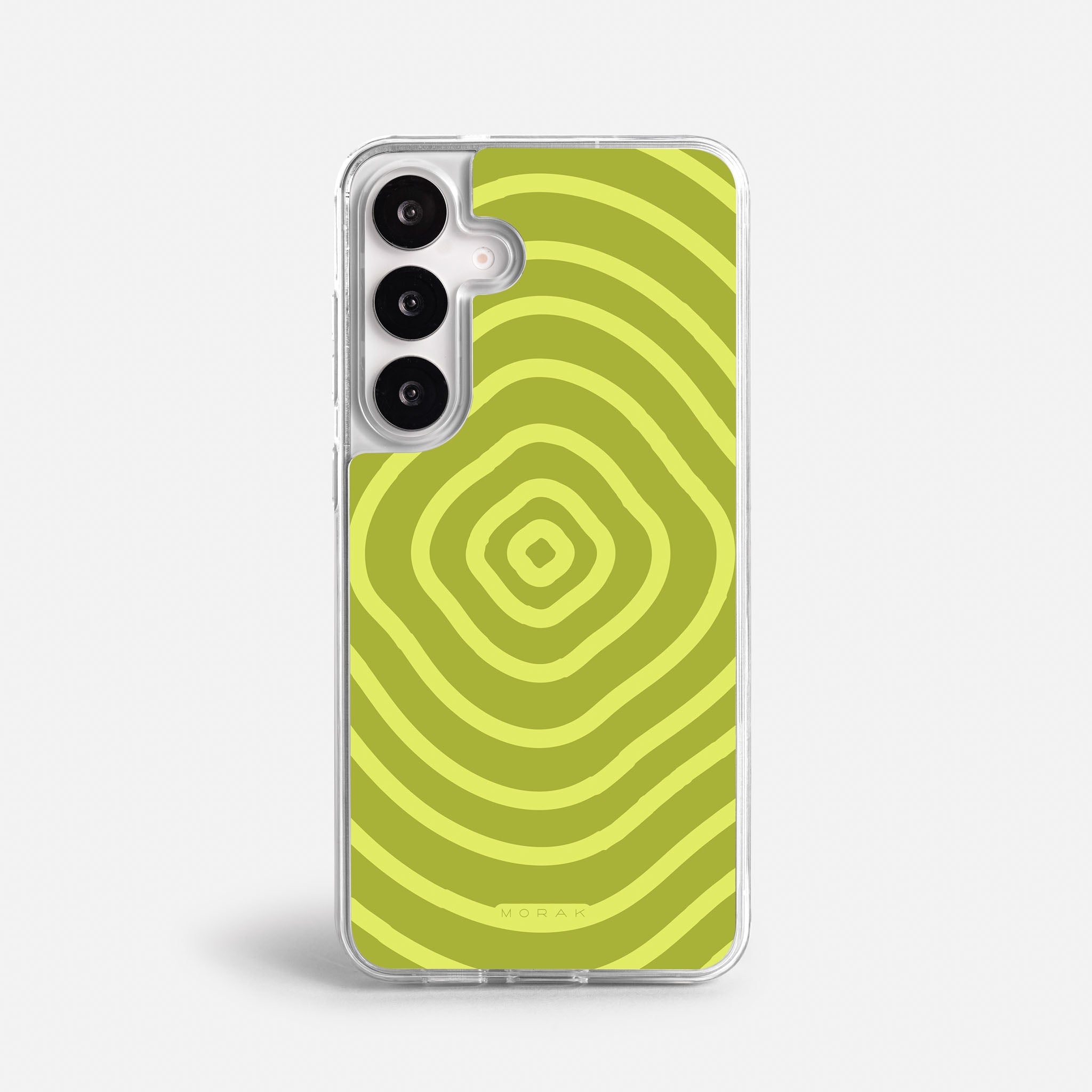 Case Green Wave - Blanco Premium – Protección antigolpe | Diseño colombiano | Morak