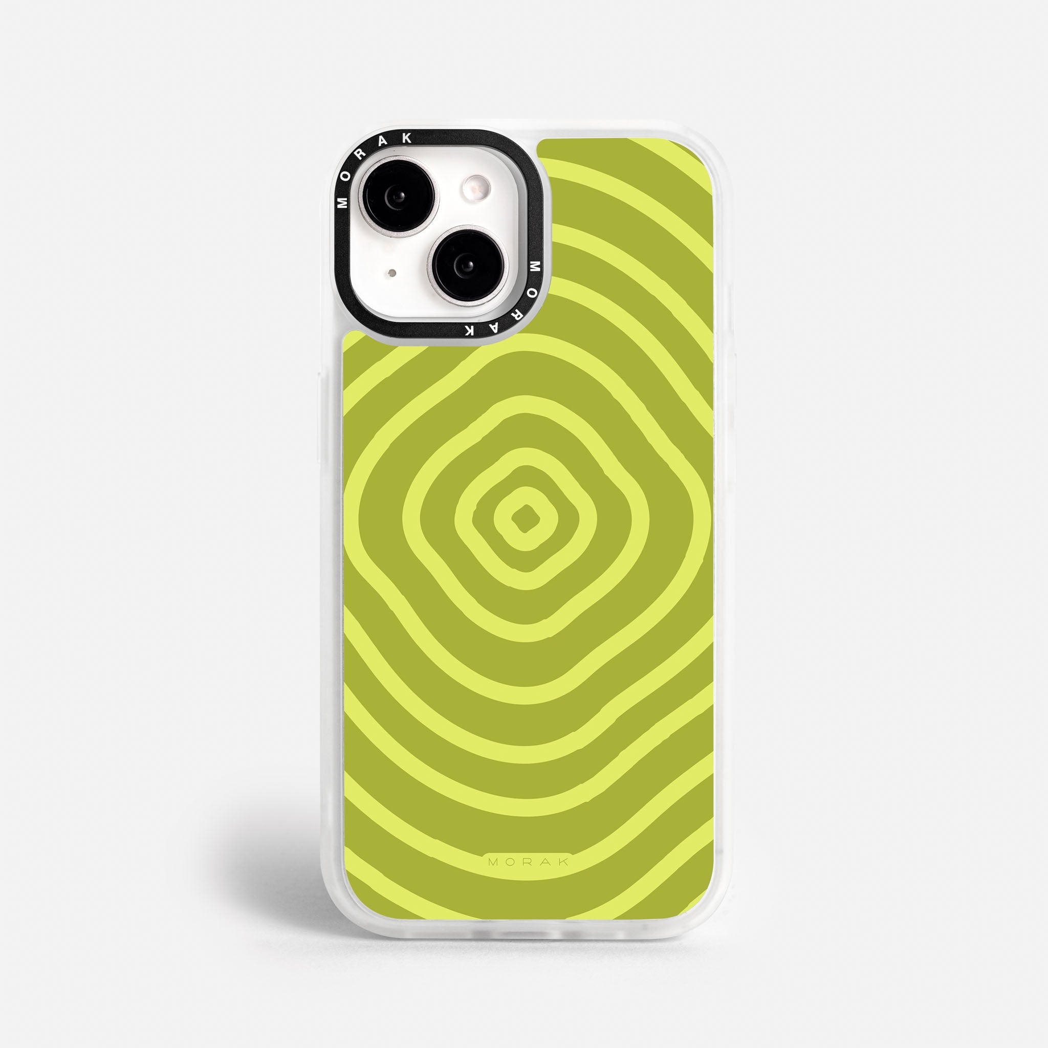 Case Green Wave - Blanco Premium – Protección antigolpe | Diseño colombiano | Morak
