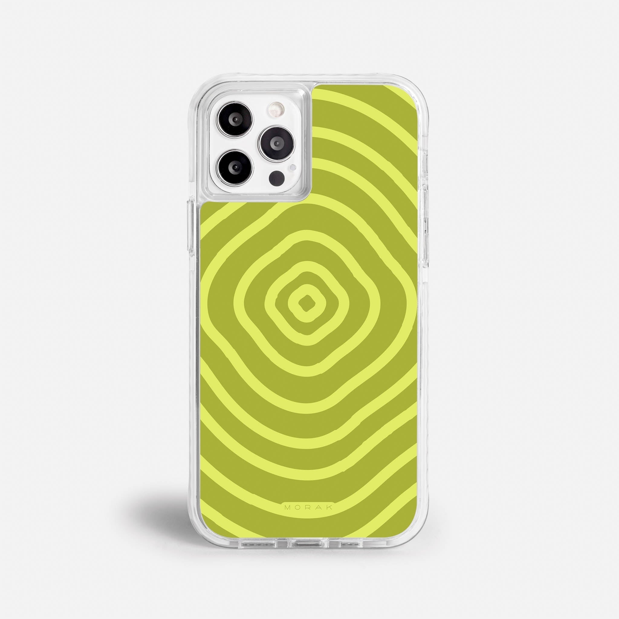 Case Green Wave - Blanco Premium – Protección antigolpe | Diseño colombiano | Morak