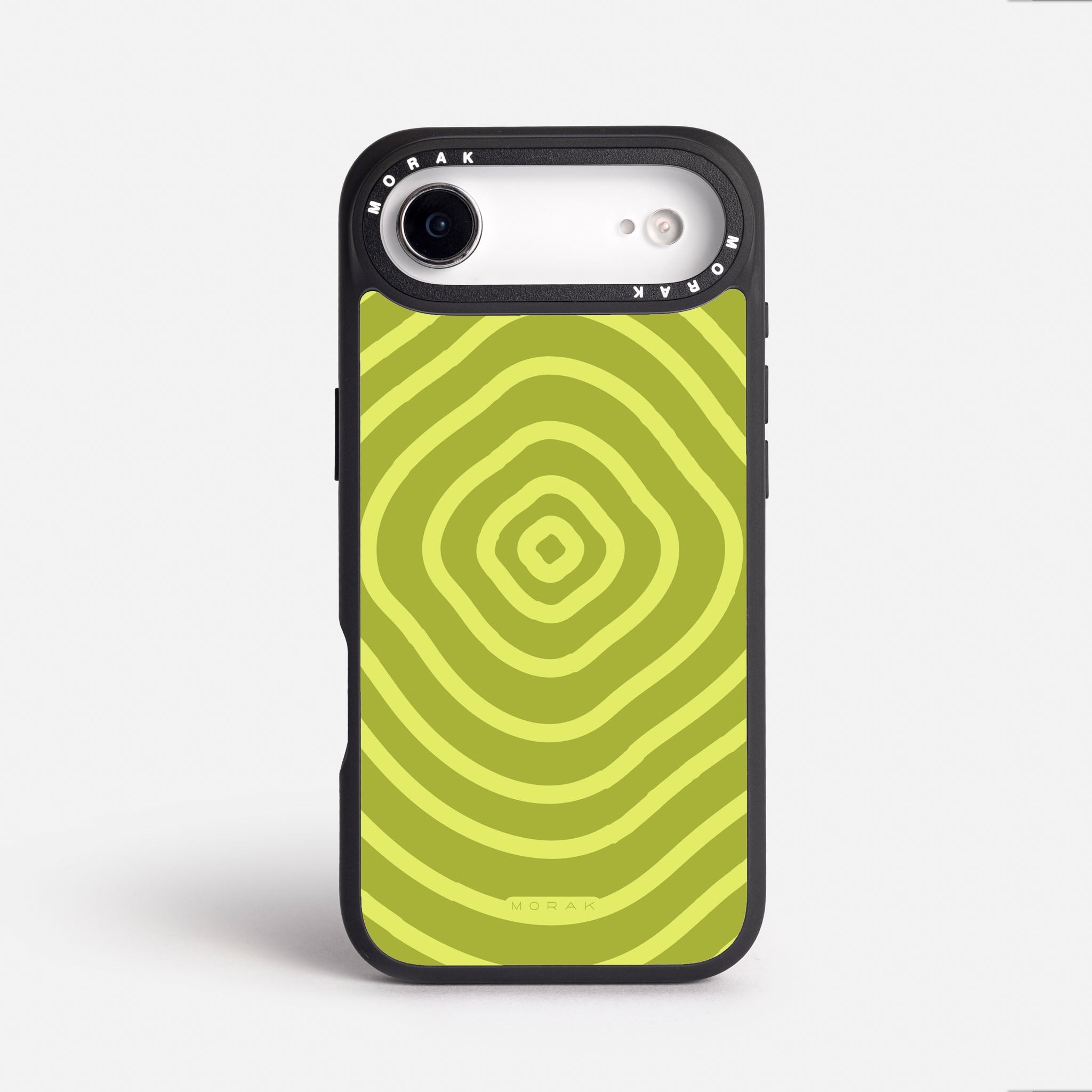 Case Green Wave - Blanco Premium – Protección antigolpe | Diseño colombiano | Morak