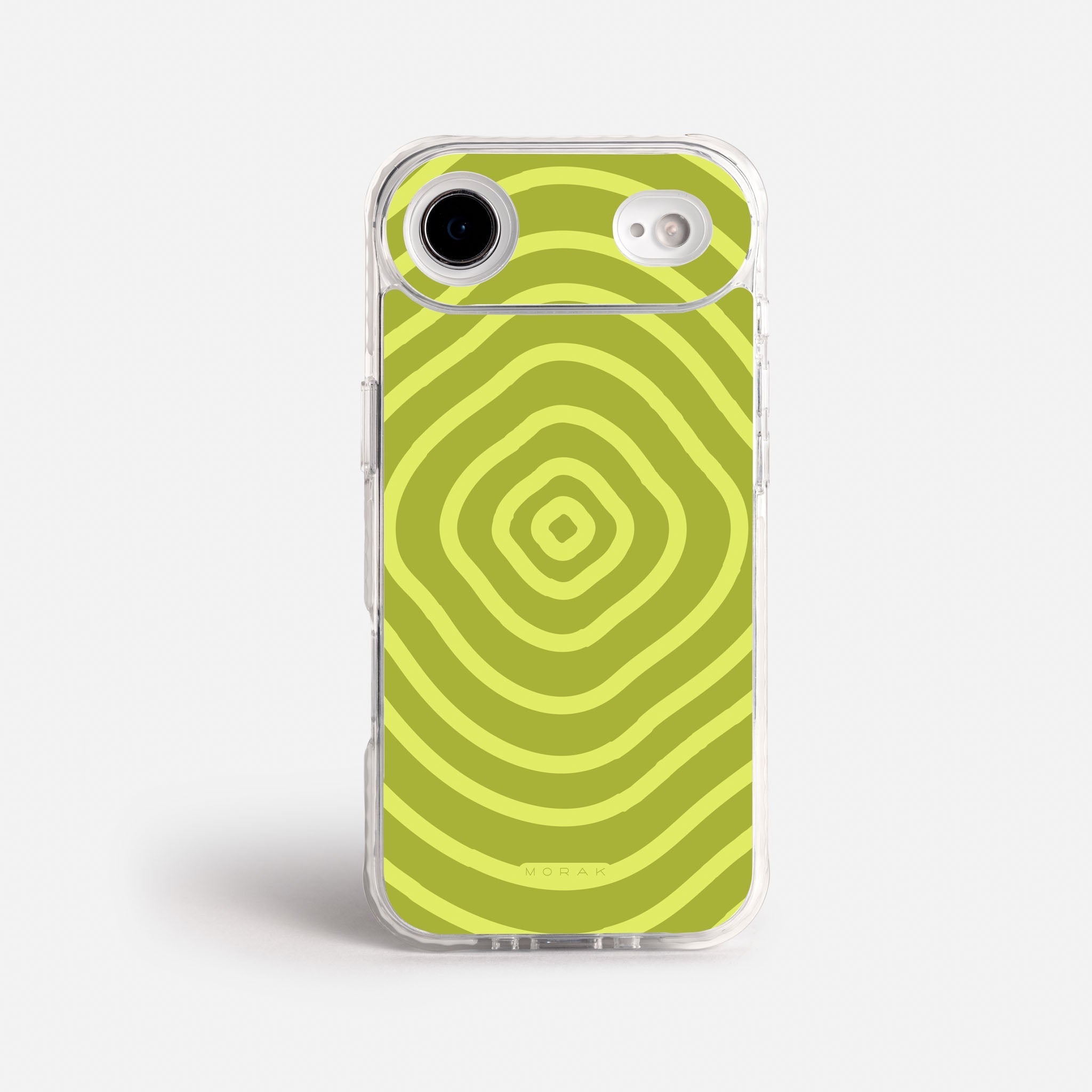 Case Green Wave - Blanco Premium – Protección antigolpe | Diseño colombiano | Morak