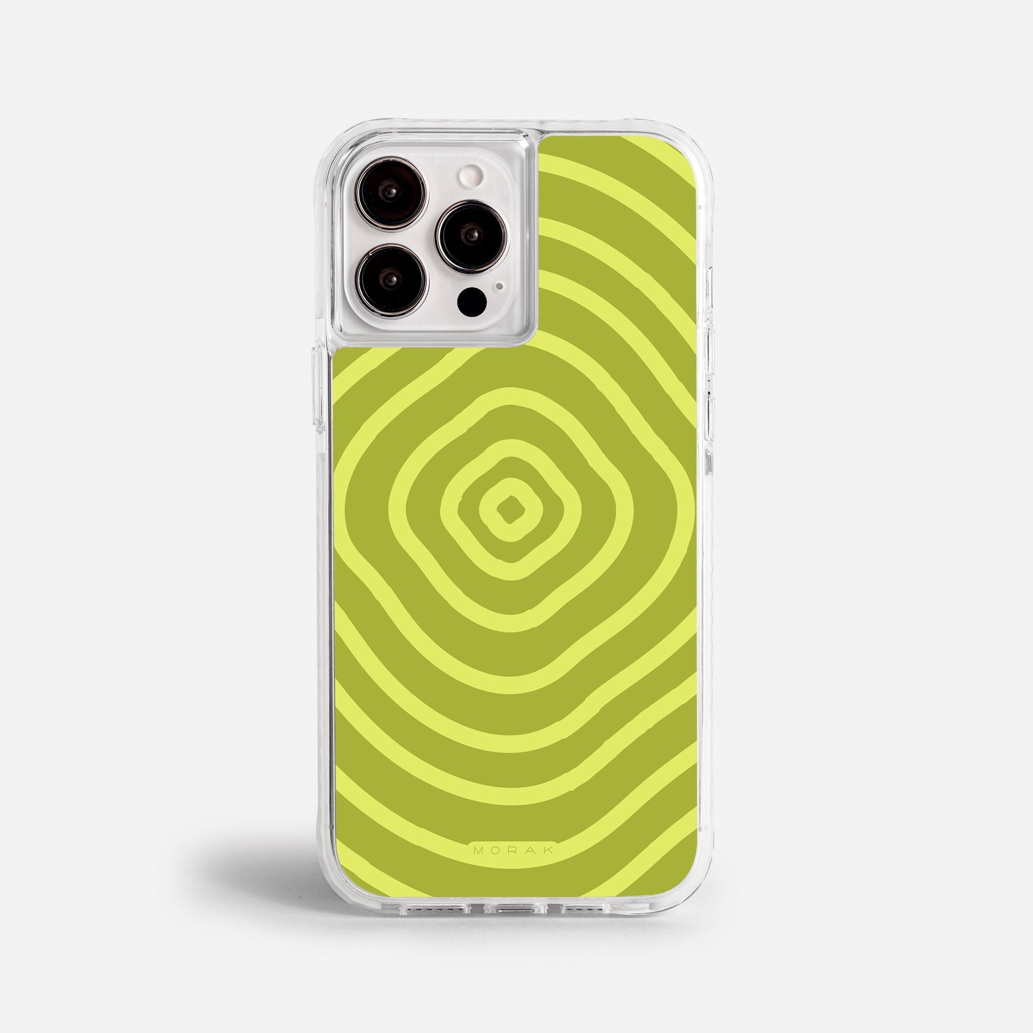 Case Green Wave - Blanco Premium – Protección antigolpe | Diseño colombiano | Morak