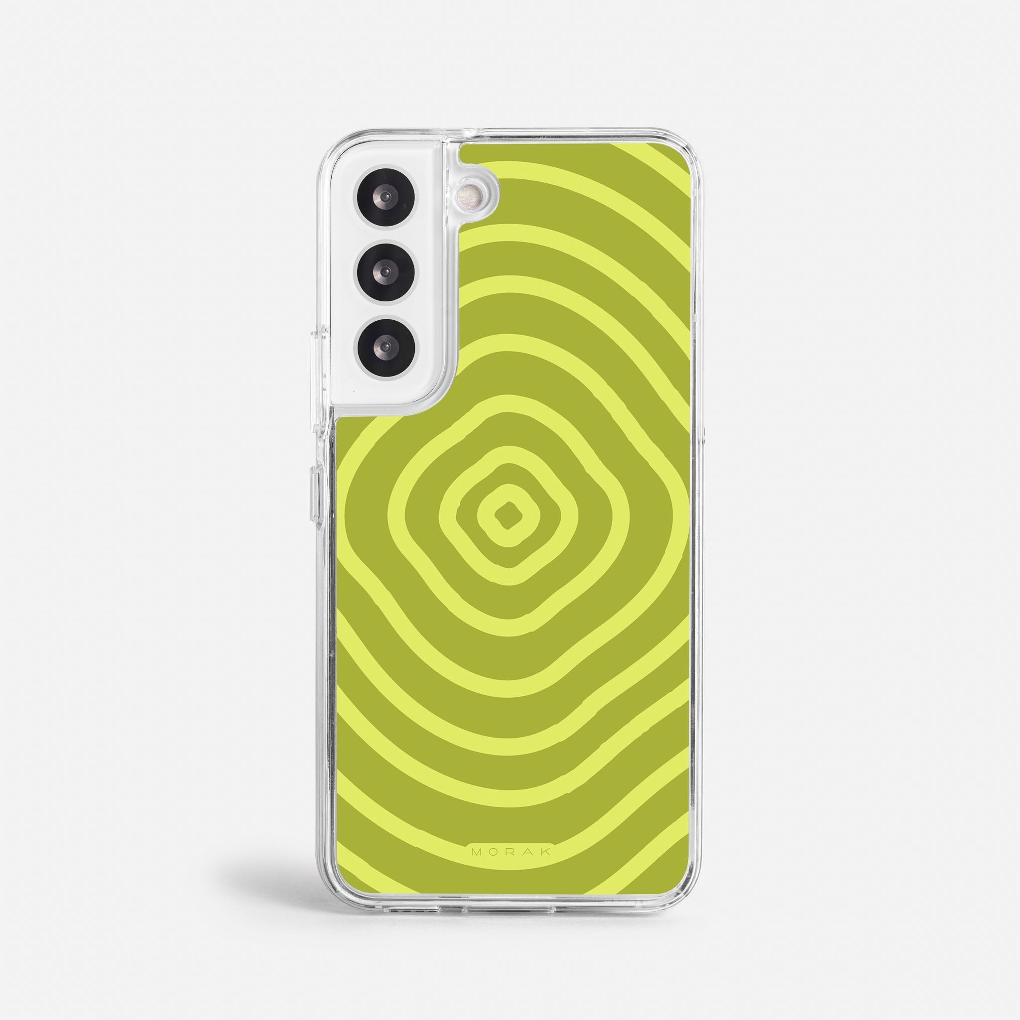 Case Green Wave - Blanco Premium – Protección antigolpe | Diseño colombiano | Morak