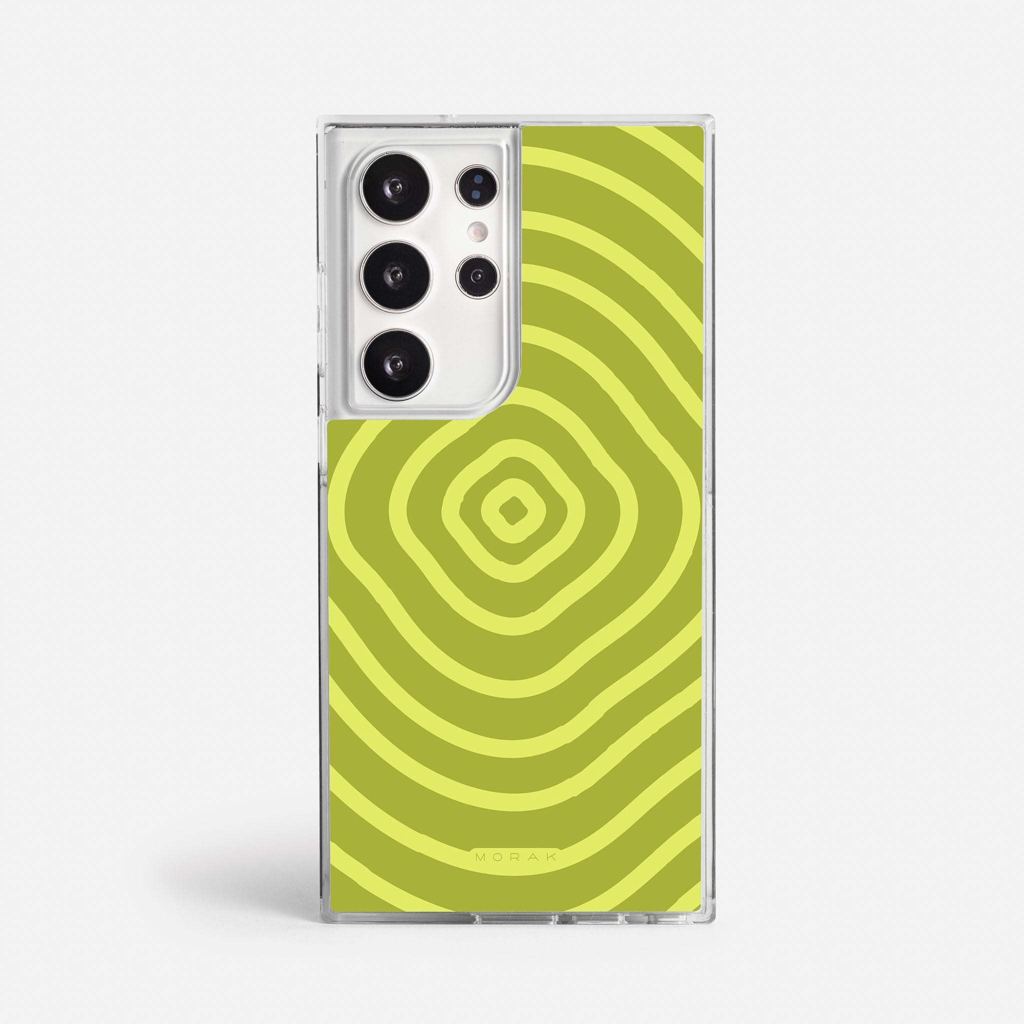 Case Green Wave - Blanco Premium – Protección antigolpe | Diseño colombiano | Morak