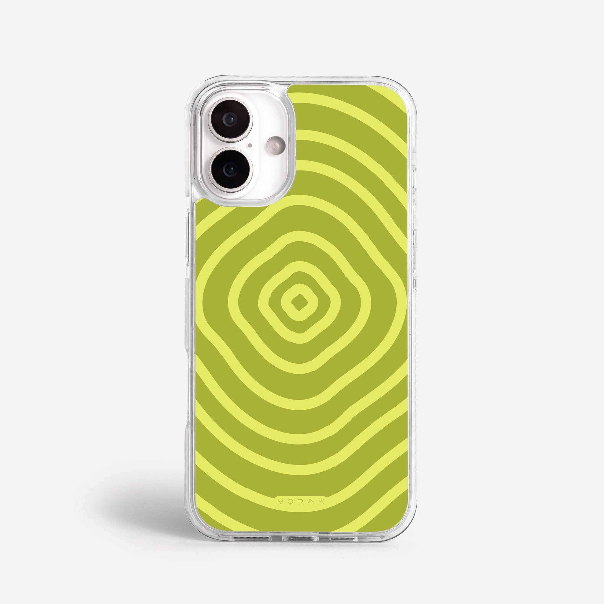 Case Green Wave - Blanco Premium – Protección antigolpe | Diseño colombiano | Morak