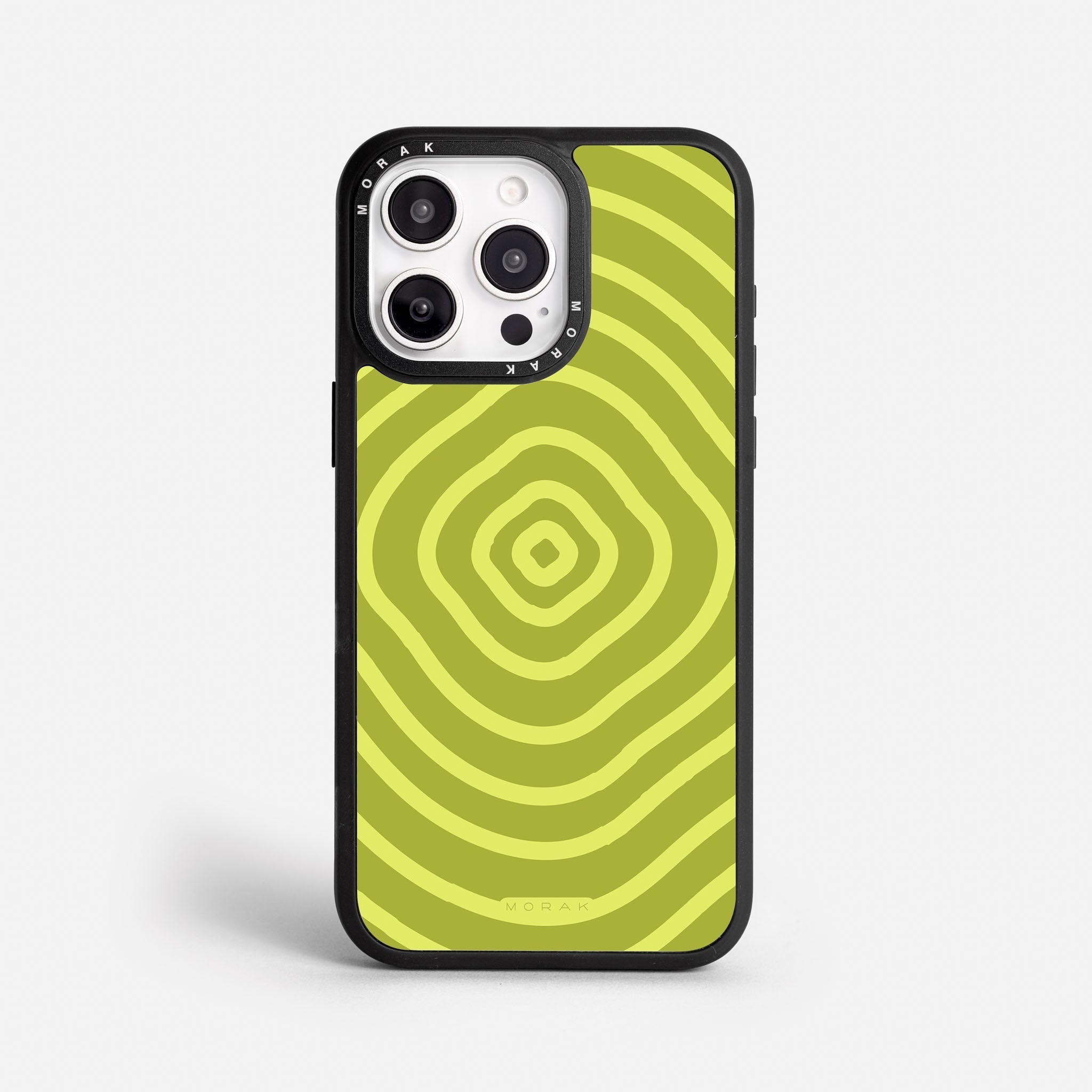 Case Green Wave - Blanco Premium – Protección antigolpe | Diseño colombiano | Morak