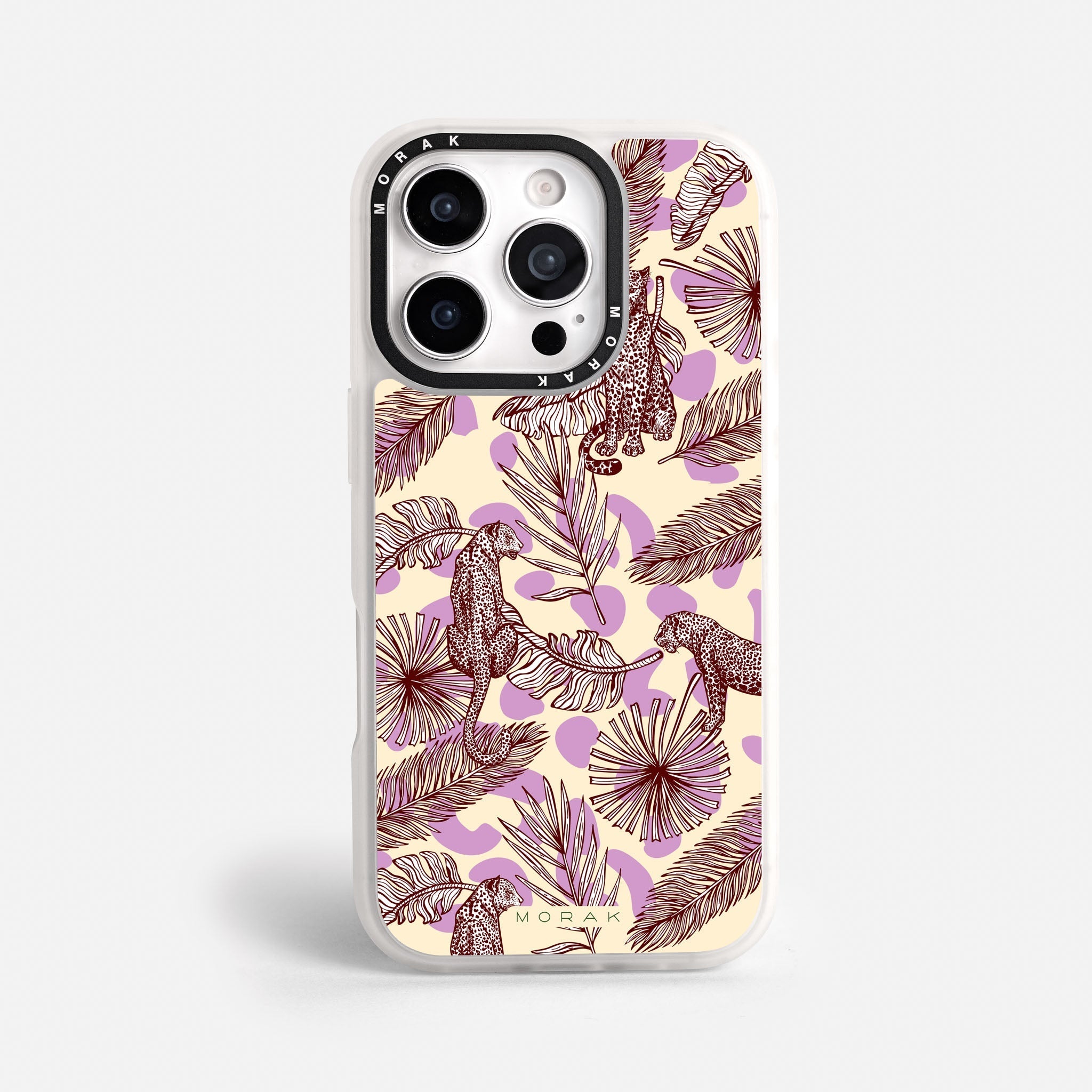 Case Guacamaya - Blanco Premium – Protección antigolpe | Diseño colombiano | Morak