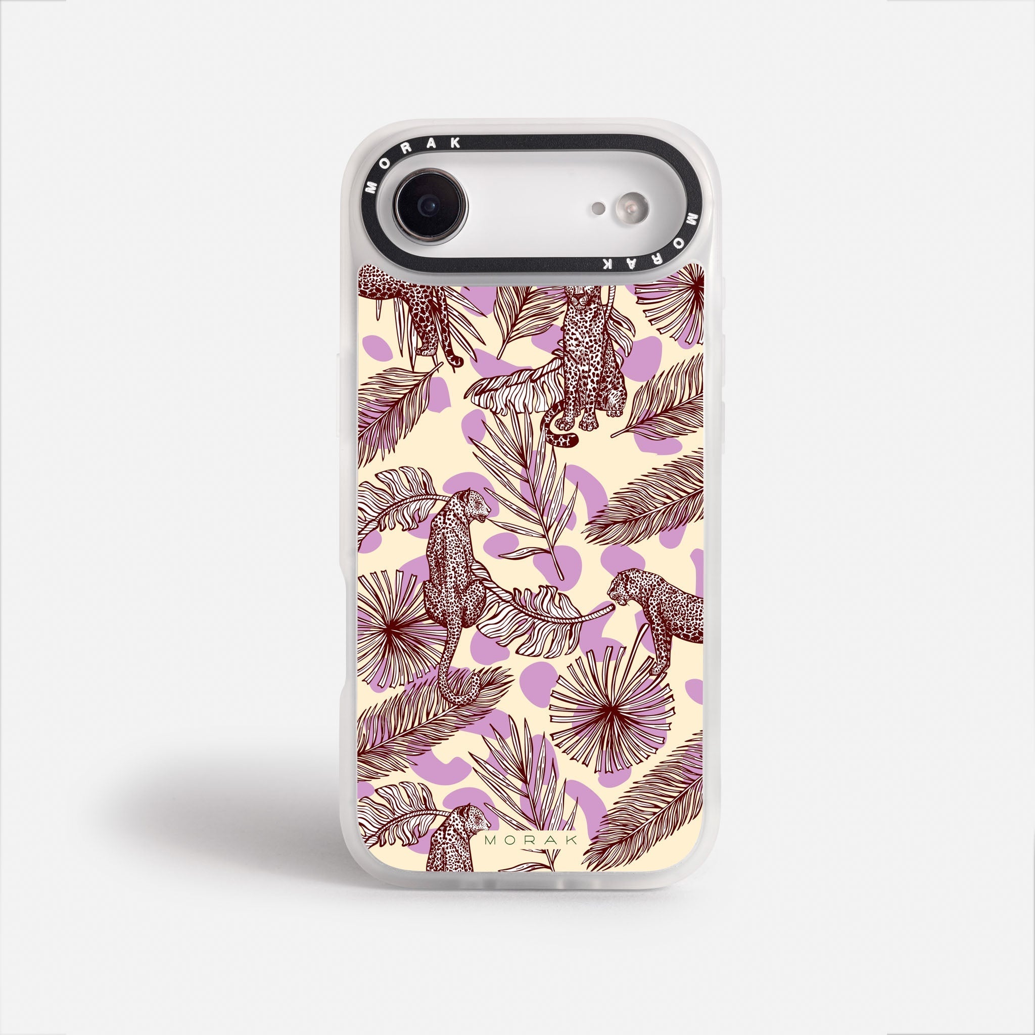 Case Guacamaya - Blanco Premium – Protección antigolpe | Diseño colombiano | Morak