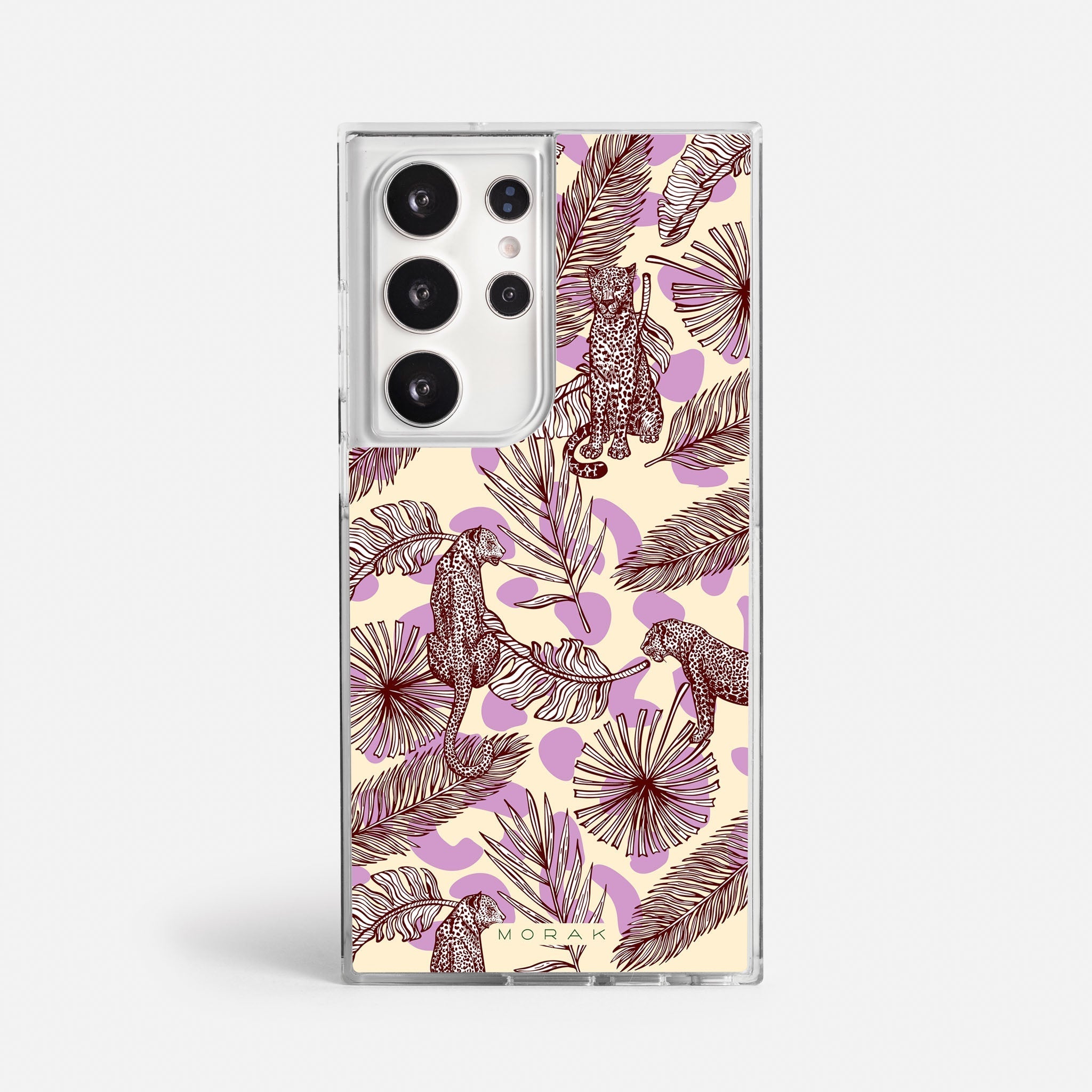 Case Guacamaya - Blanco Premium – Protección antigolpe | Diseño colombiano | Morak
