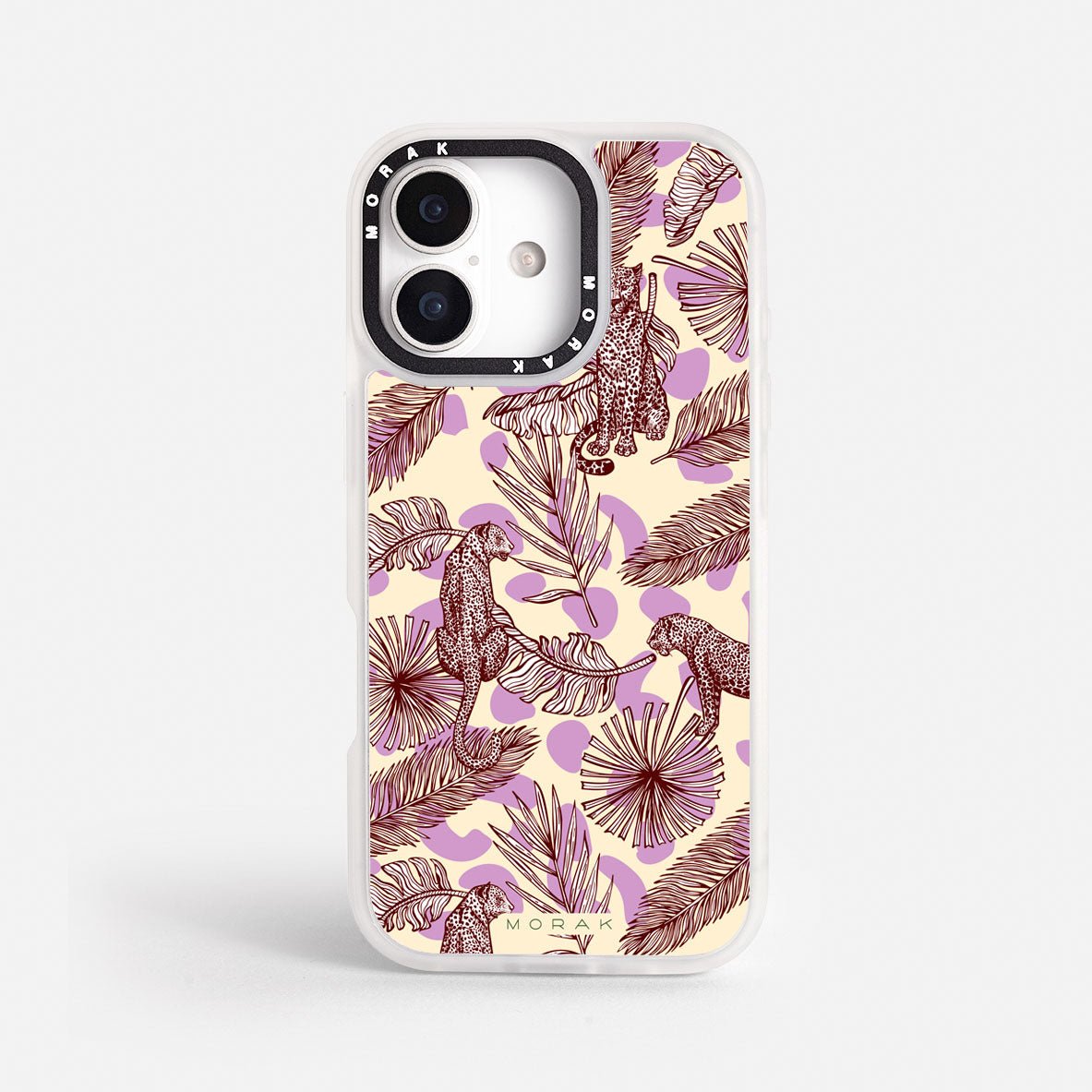 Case Guacamaya - Blanco Premium – Protección antigolpe | Diseño colombiano | Morak