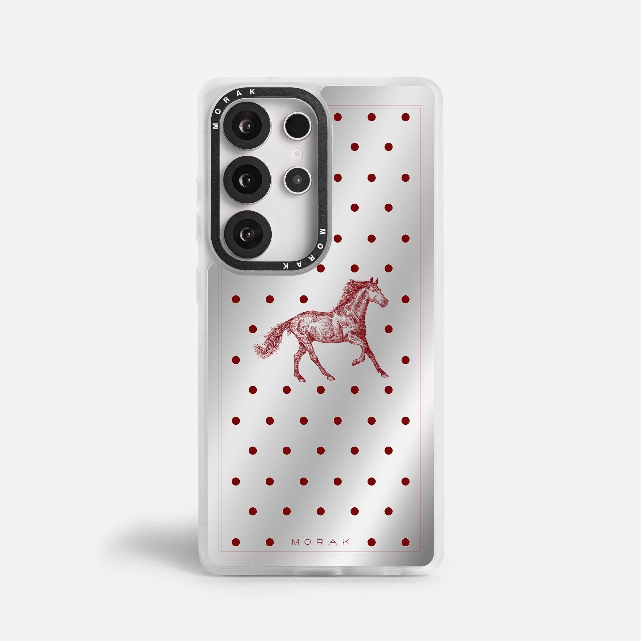 Case Horse Dots - Espejo Premium – Protección antigolpe | Diseño colombiano | Morak
