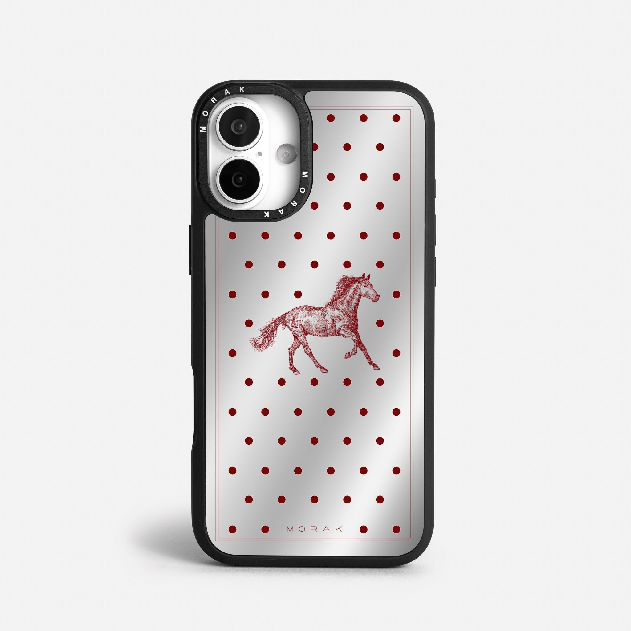 Case Horse Dots - Espejo Premium – Protección antigolpe | Diseño colombiano | Morak