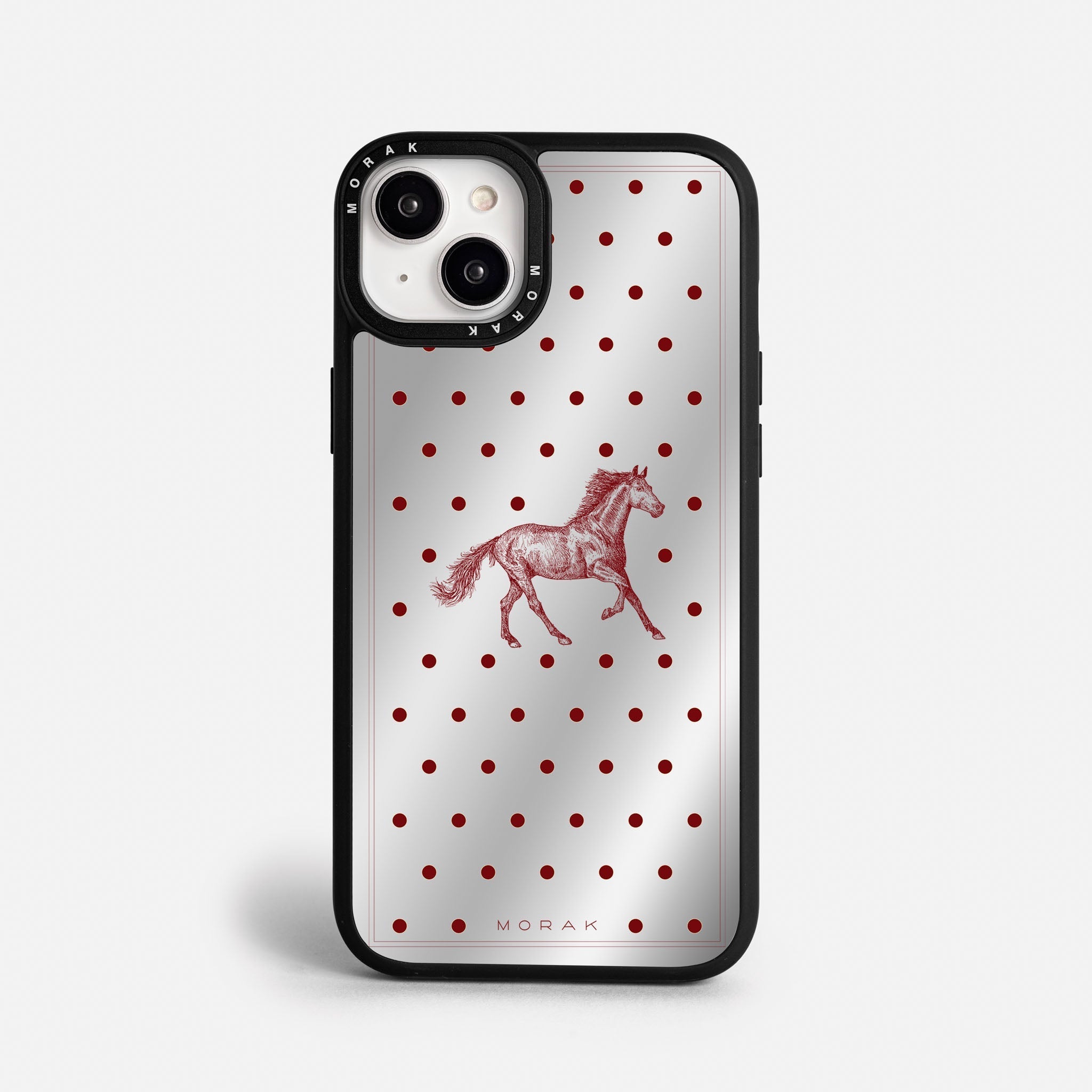 Case Horse Dots - Espejo Premium – Protección antigolpe | Diseño colombiano | Morak