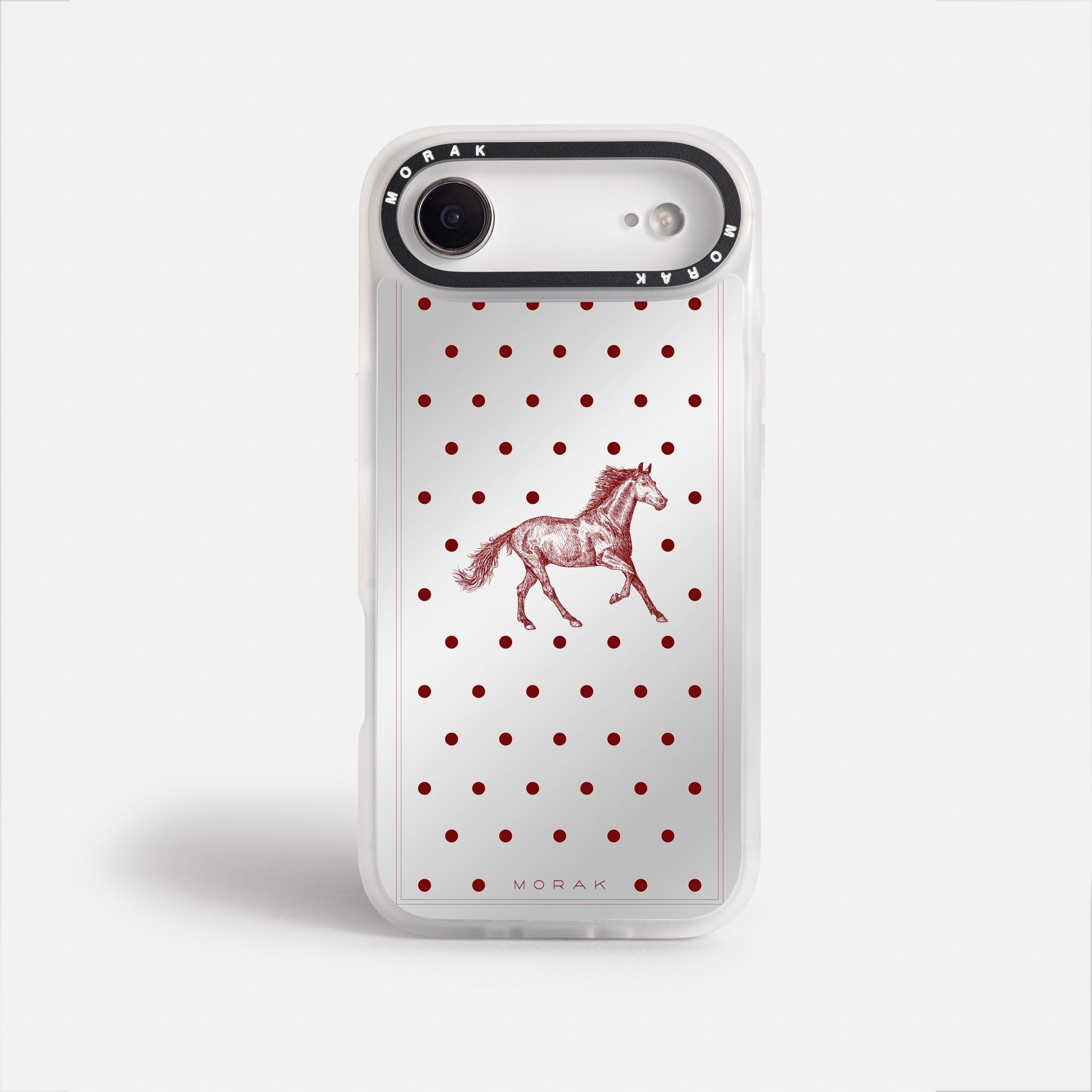 Case Horse Dots - Espejo Premium – Protección antigolpe | Diseño colombiano | Morak