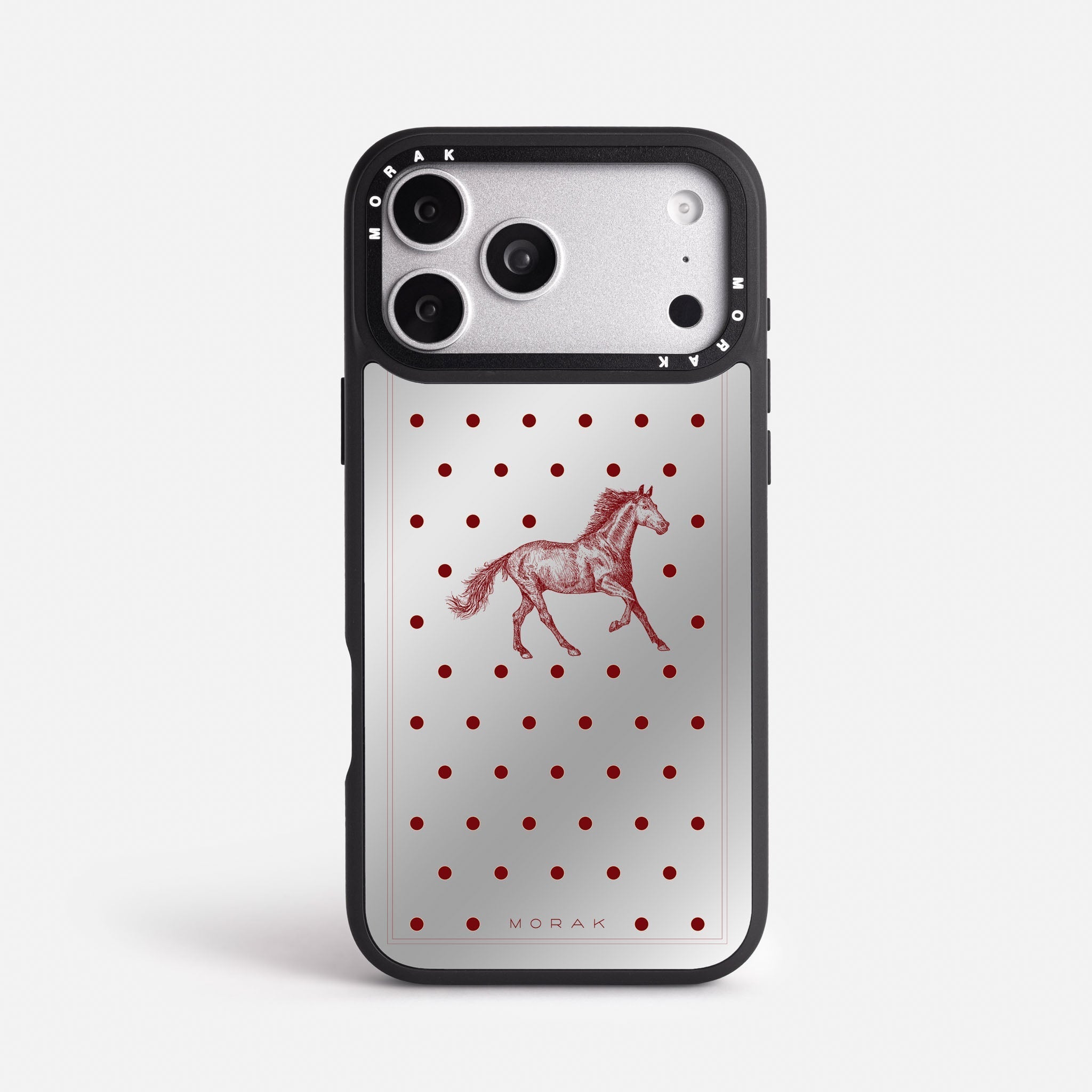 Case Horse Dots - Espejo Premium – Protección antigolpe | Diseño colombiano | Morak