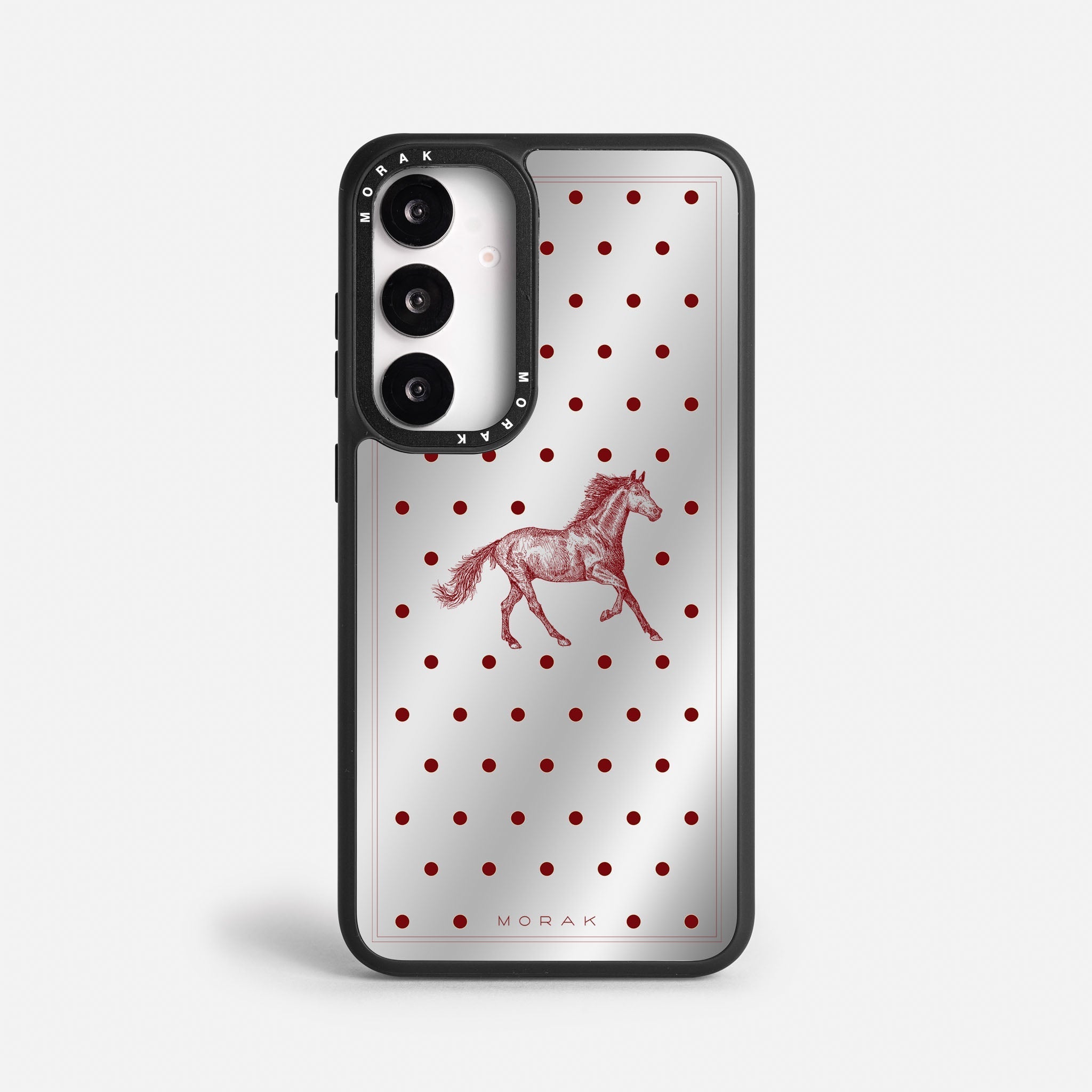 Case Horse Dots - Espejo Premium – Protección antigolpe | Diseño colombiano | Morak