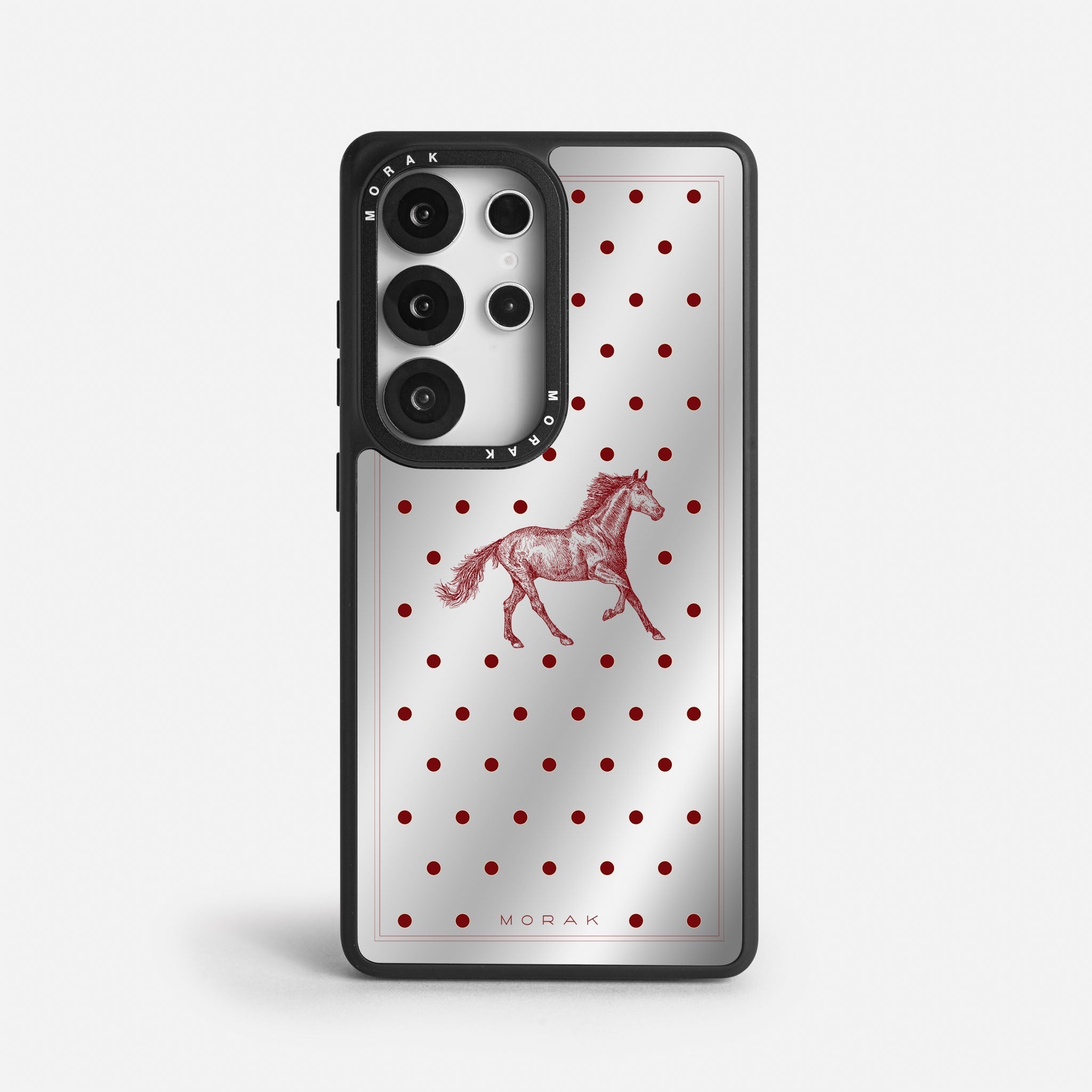 Case Horse Dots - Espejo Premium – Protección antigolpe | Diseño colombiano | Morak