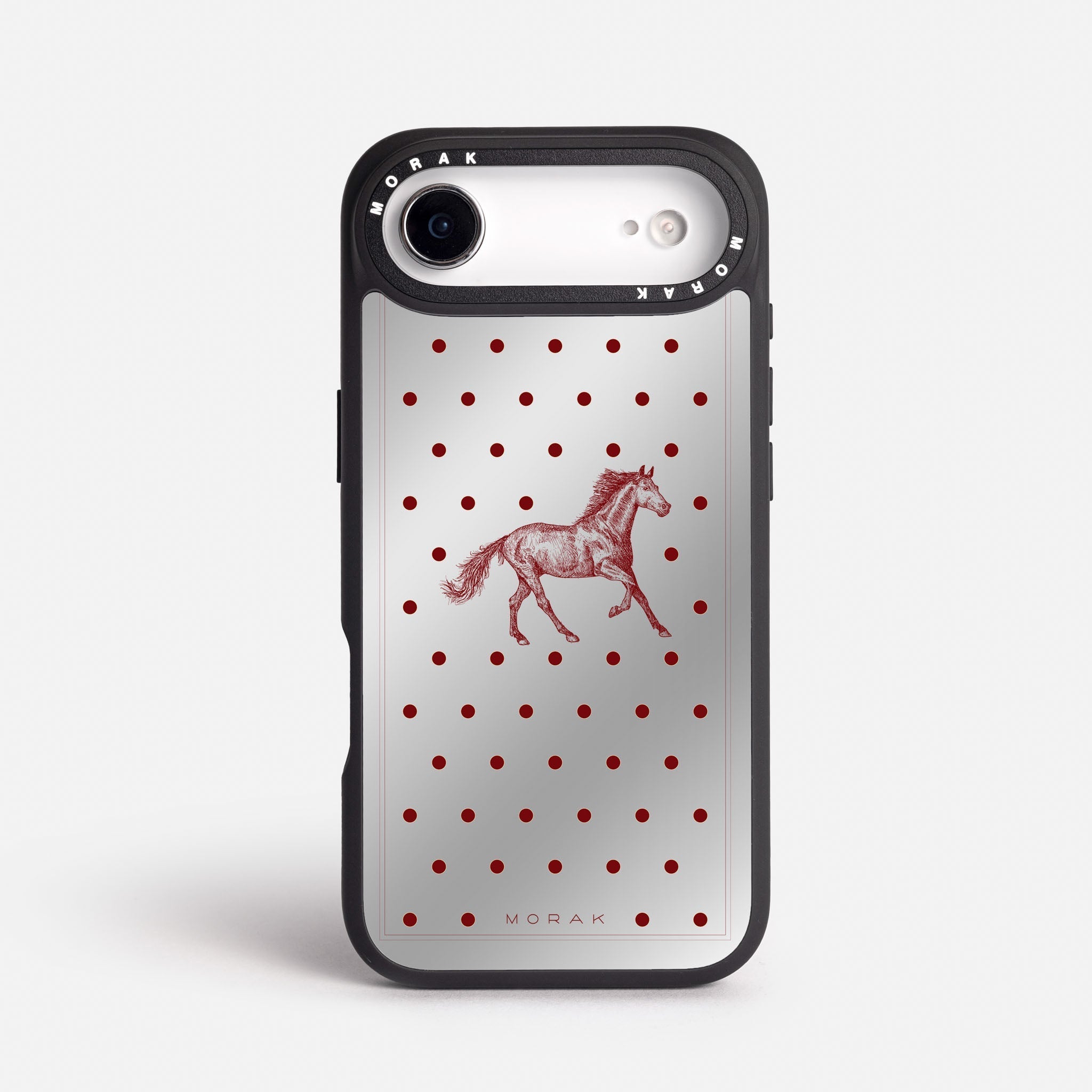 Case Horse Dots - Espejo Premium – Protección antigolpe | Diseño colombiano | Morak