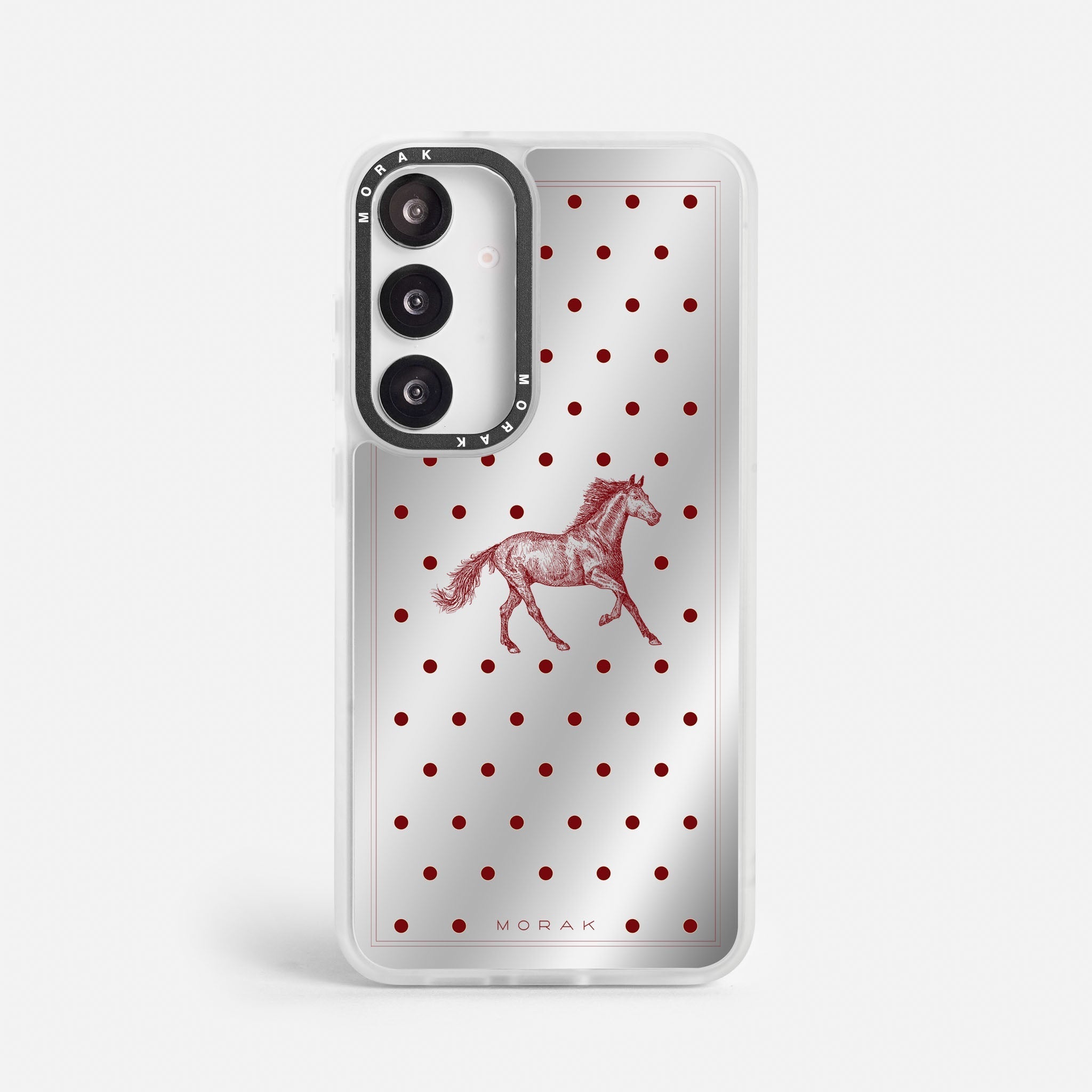 Case Horse Dots - Espejo Premium – Protección antigolpe | Diseño colombiano | Morak
