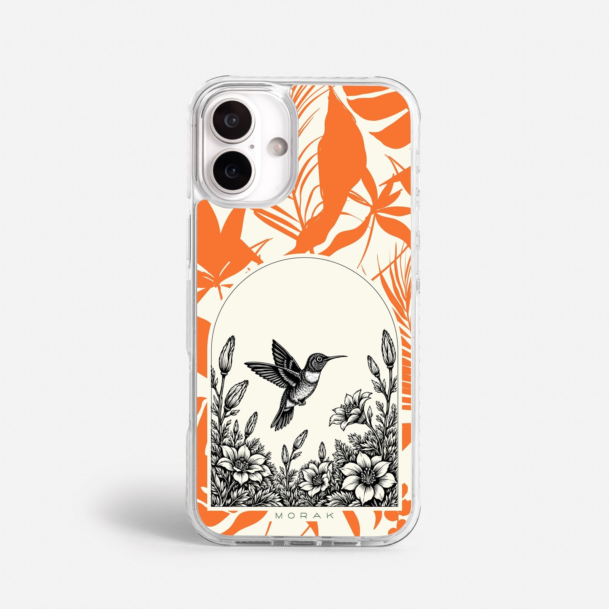 Case Jungle Art - Blanco Premium – Protección antigolpe | Diseño colombiano | Morak