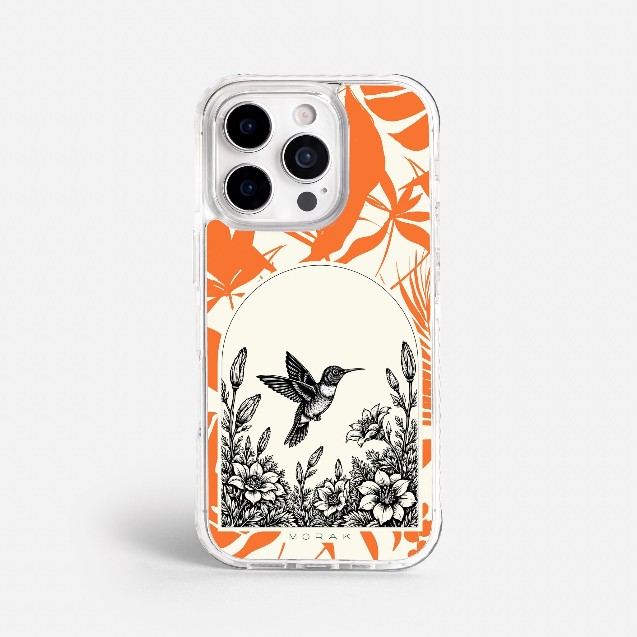 Case Jungle Art - Blanco Premium – Protección antigolpe | Diseño colombiano | Morak