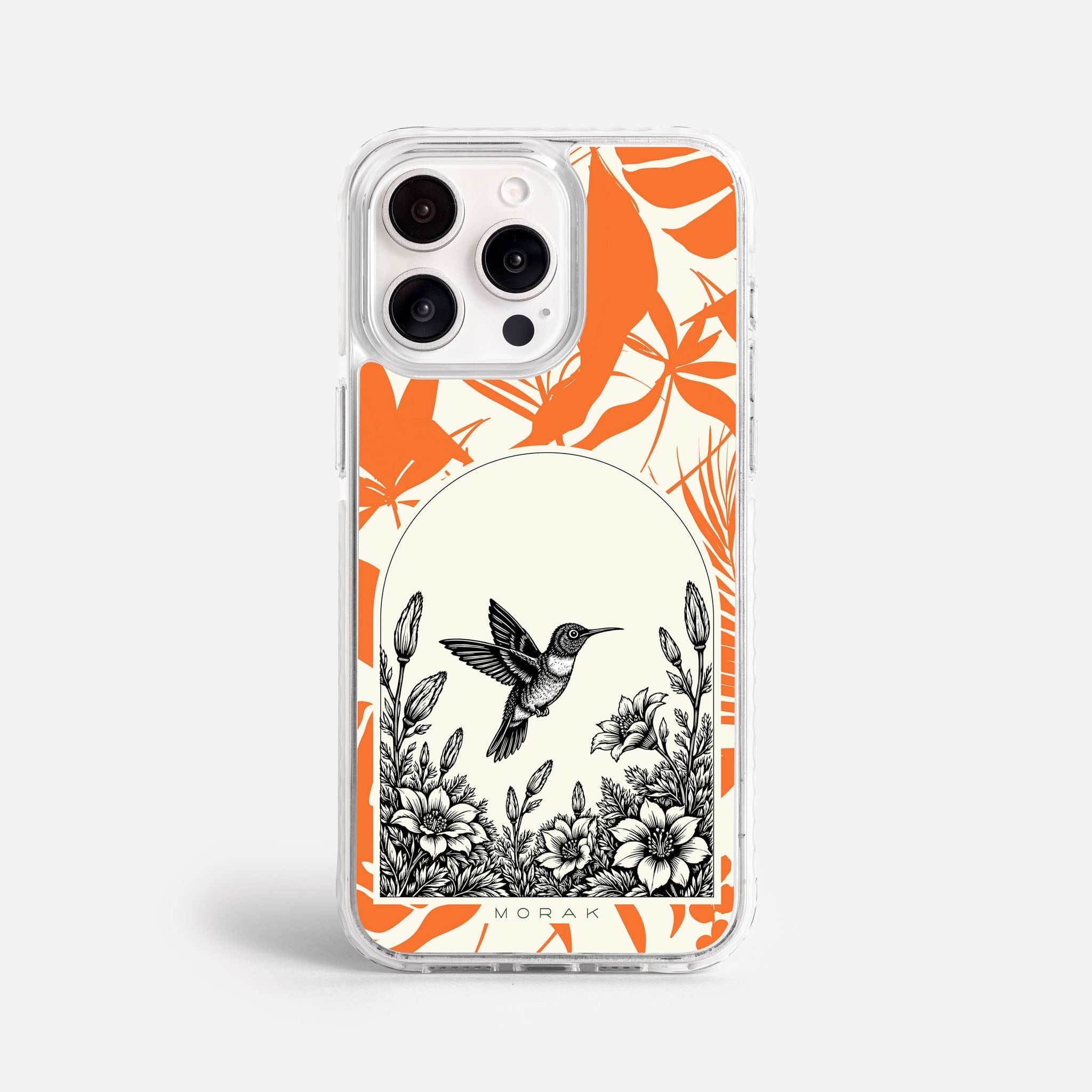 Case Jungle Art - Blanco Premium – Protección antigolpe | Diseño colombiano | Morak