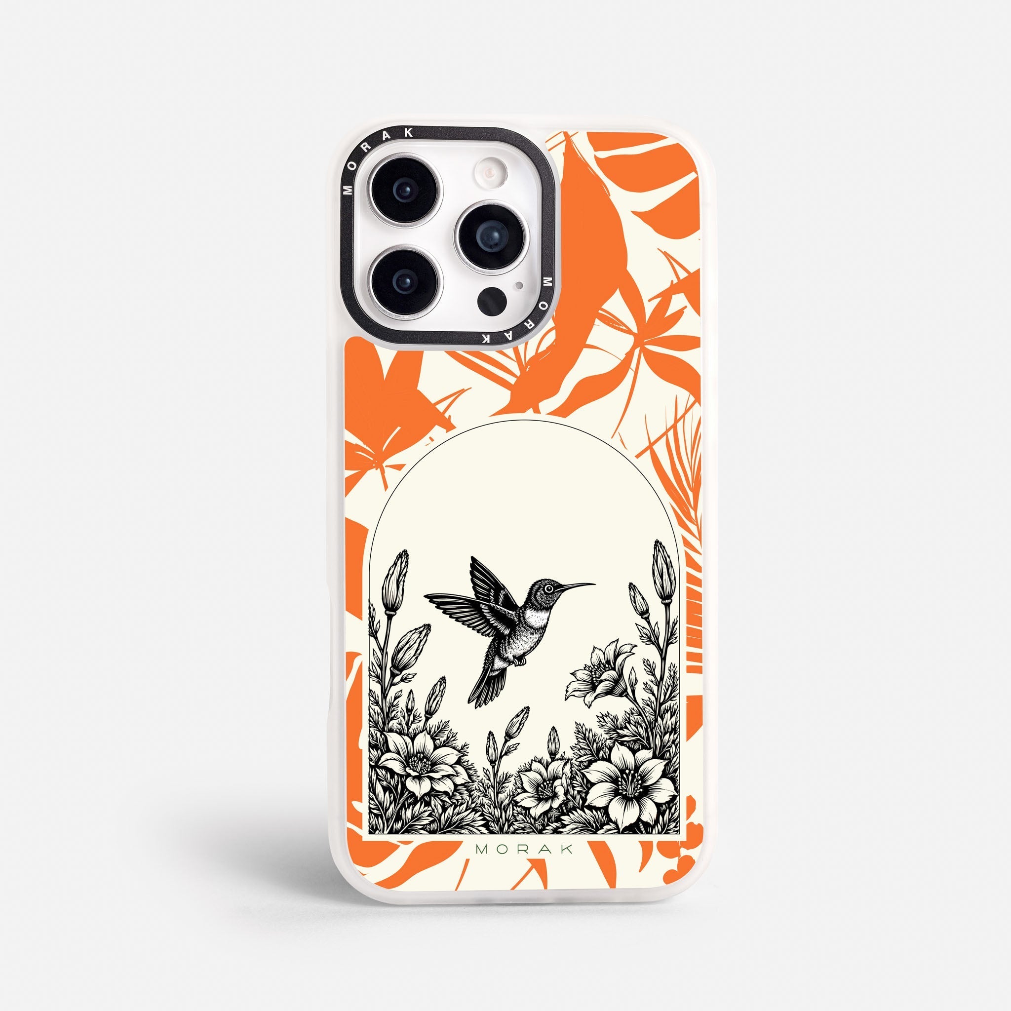 Case Jungle Art - Blanco Premium – Protección antigolpe | Diseño colombiano | Morak