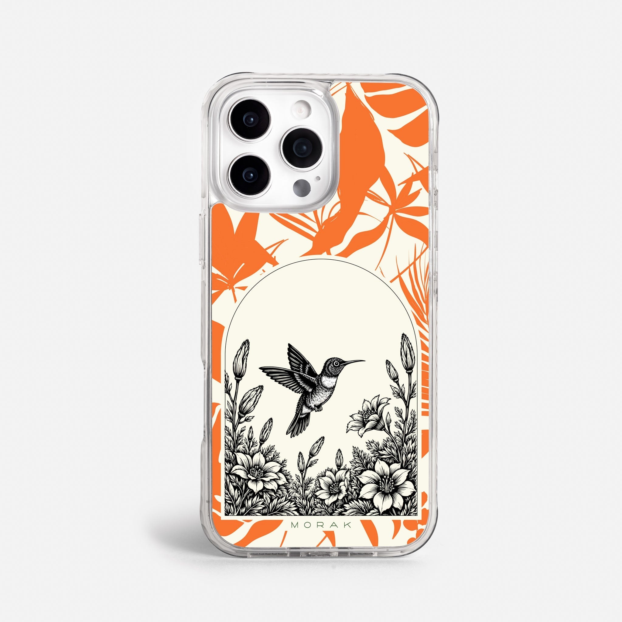 Case Jungle Art - Blanco Premium – Protección antigolpe | Diseño colombiano | Morak
