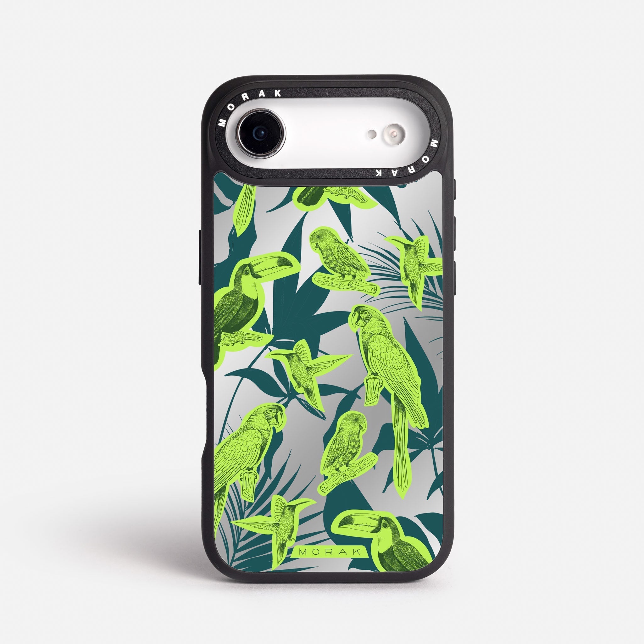 Case Jungle Birds - Espejo Premium – Protección antigolpe | Diseño colombiano | Morak