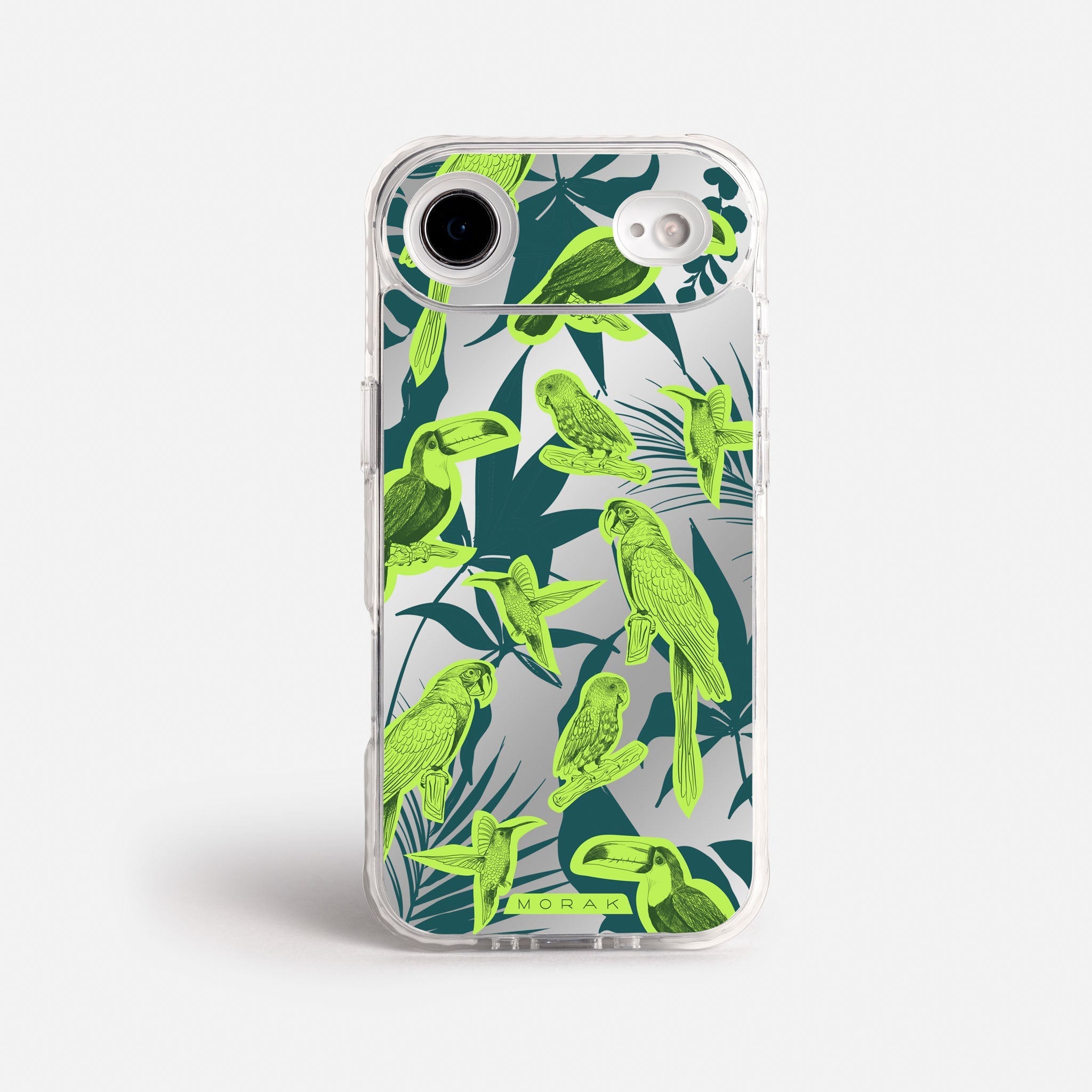 Case Jungle Birds - Espejo Premium – Protección antigolpe | Diseño colombiano | Morak