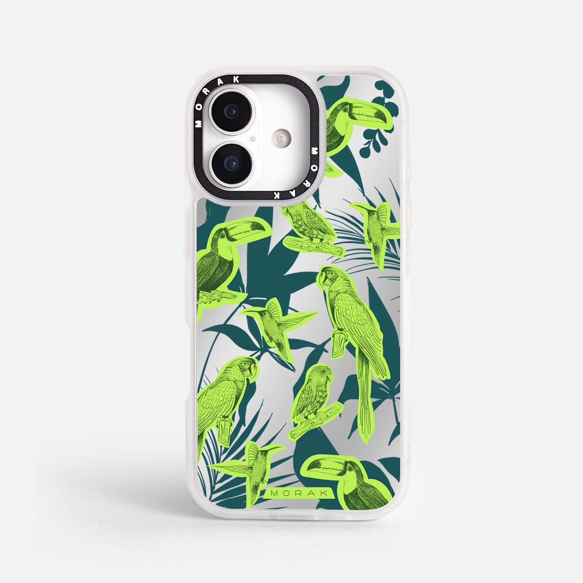 Case Jungle Birds - Espejo Premium – Protección antigolpe | Diseño colombiano | Morak