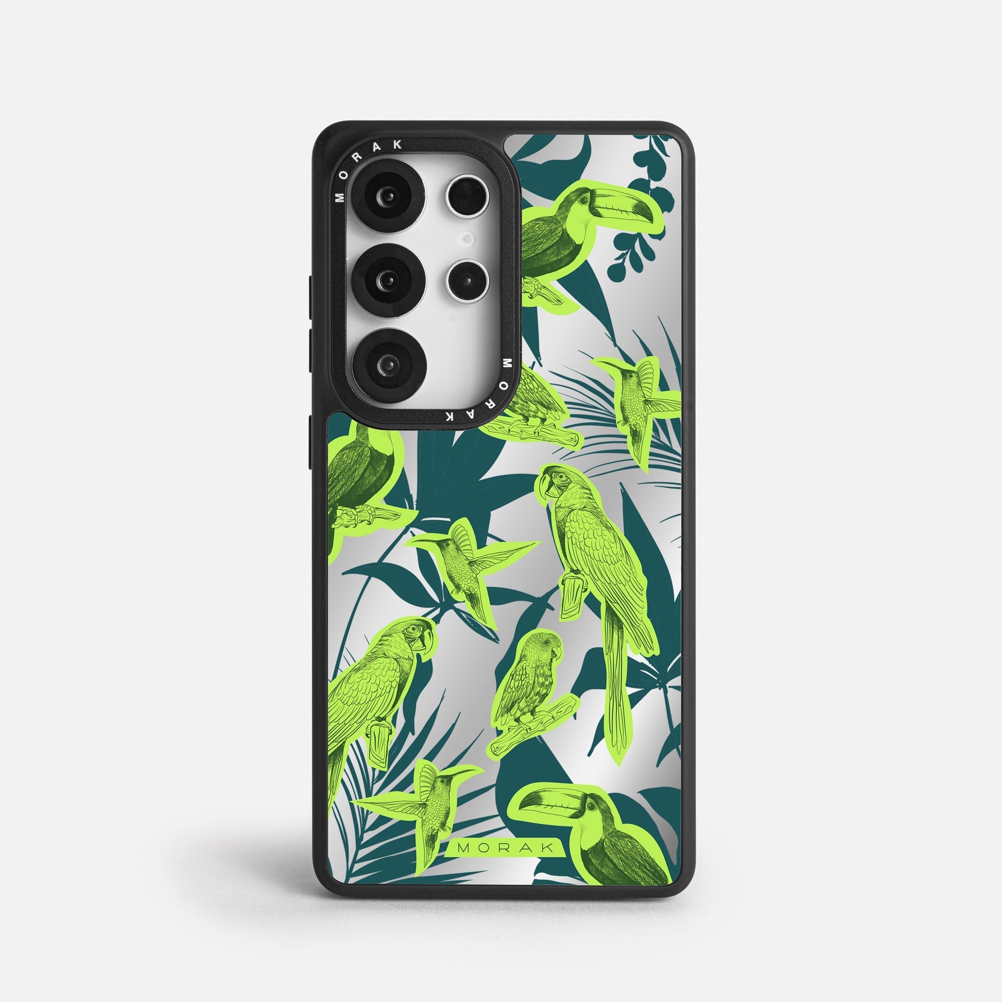 Case Jungle Birds - Espejo Premium – Protección antigolpe | Diseño colombiano | Morak