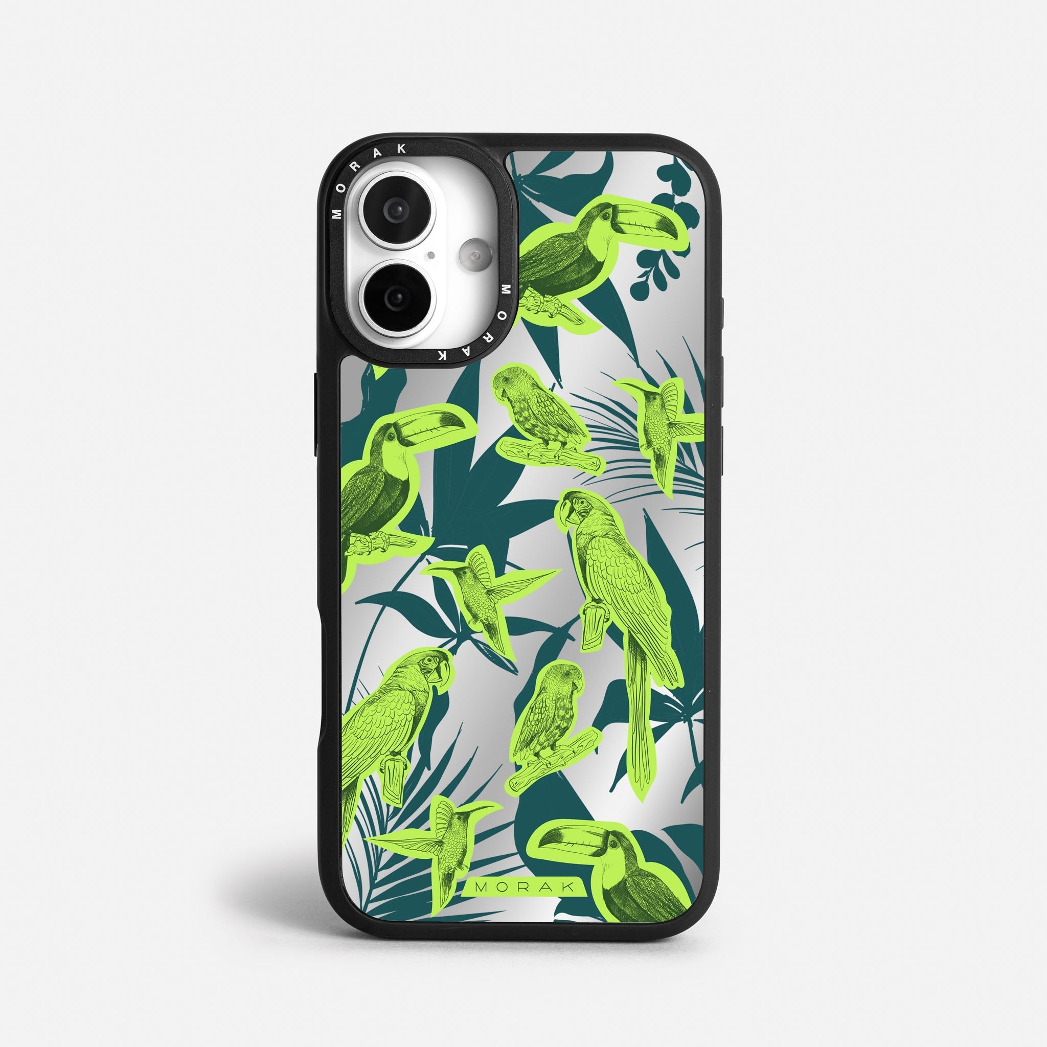 Case Jungle Birds - Espejo Premium – Protección antigolpe | Diseño colombiano | Morak