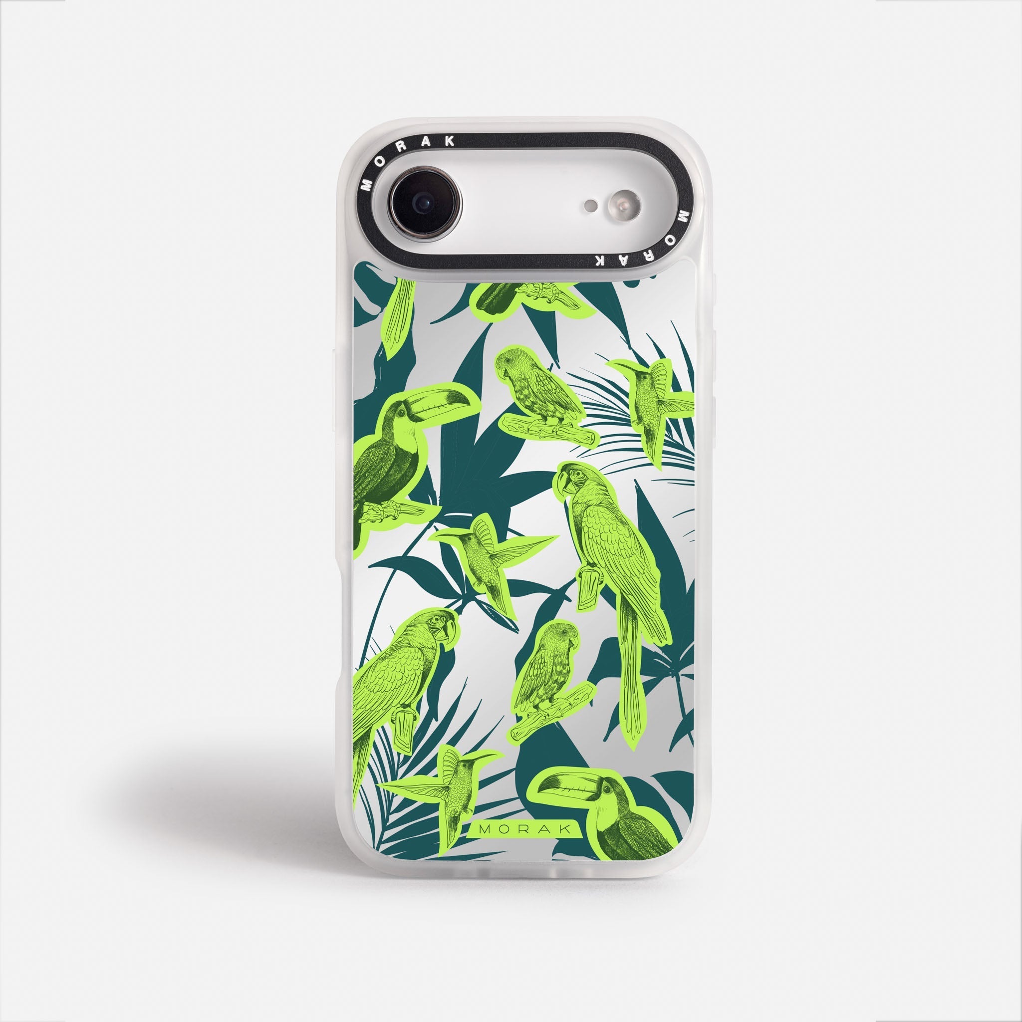 Case Jungle Birds - Espejo Premium – Protección antigolpe | Diseño colombiano | Morak