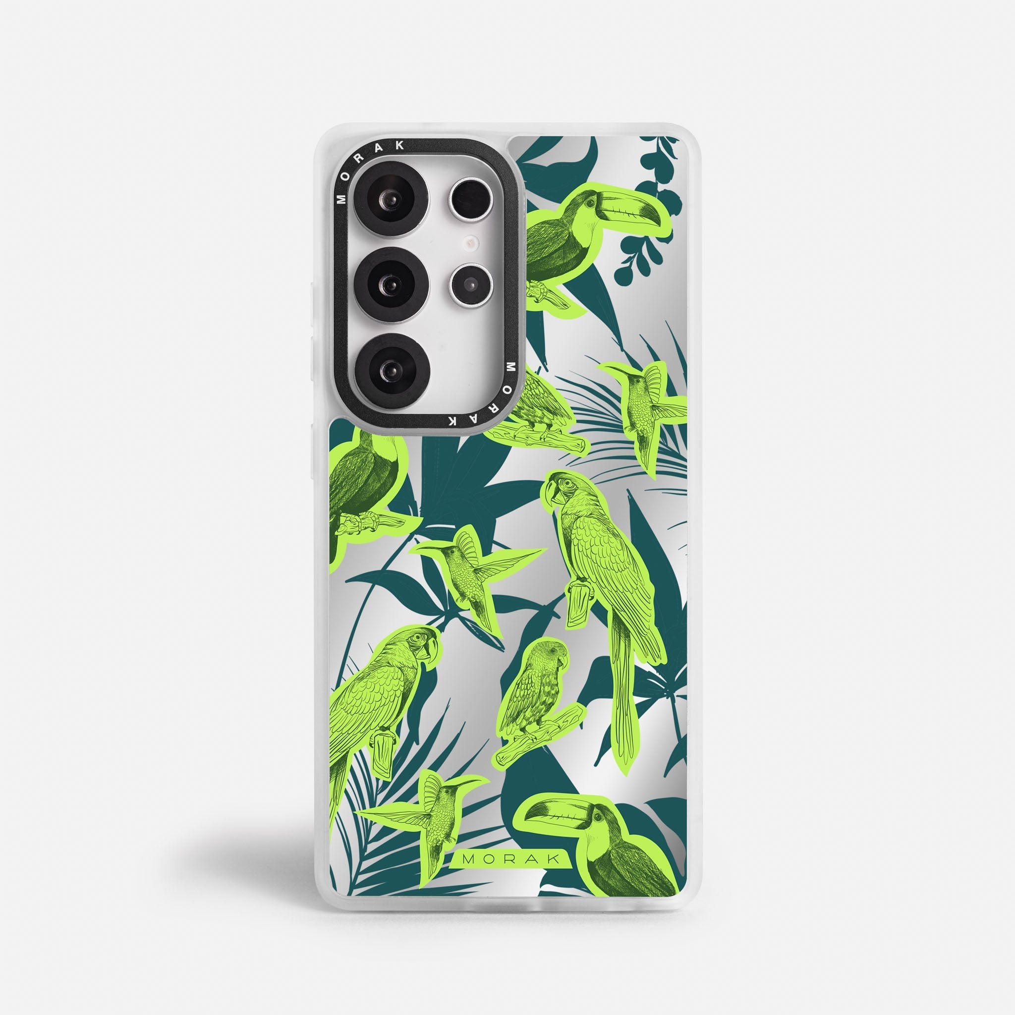 Case Jungle Birds - Espejo Premium – Protección antigolpe | Diseño colombiano | Morak