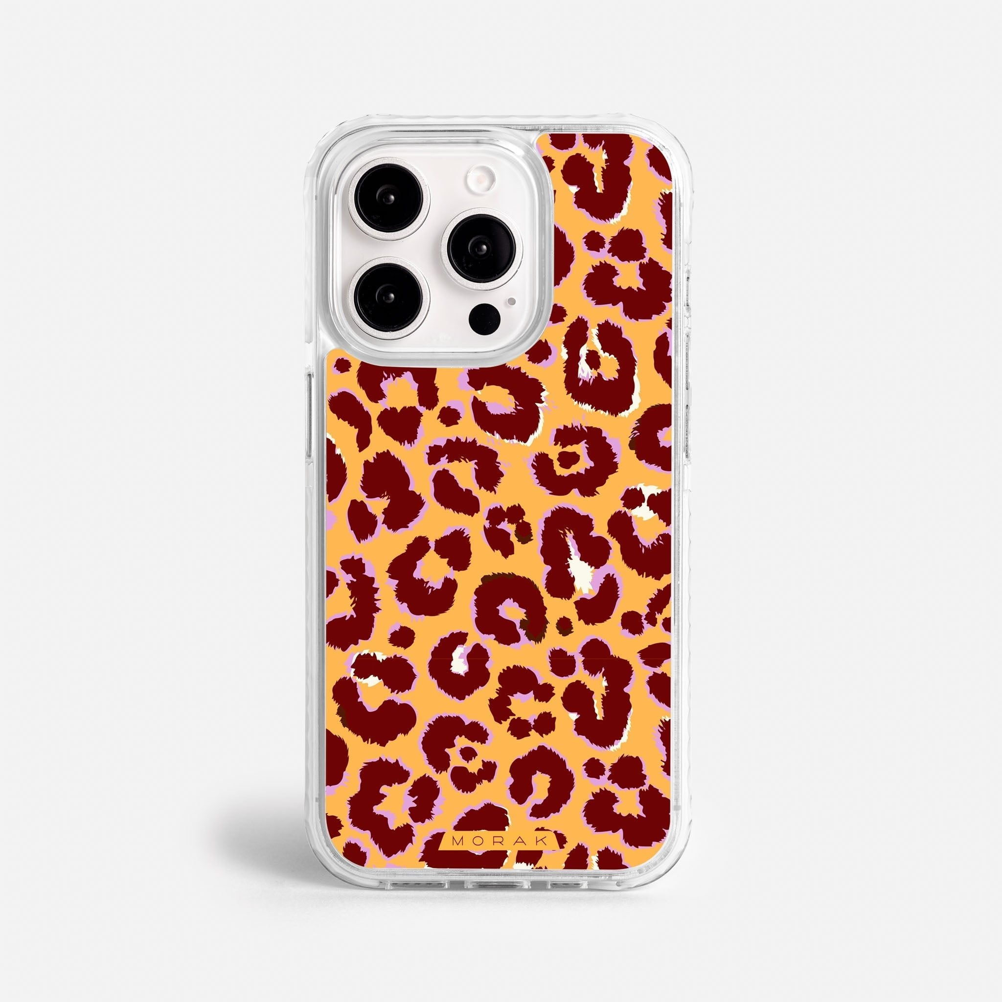Case Leopardo - Blanco Premium – Protección antigolpe | Diseño colombiano | Morak