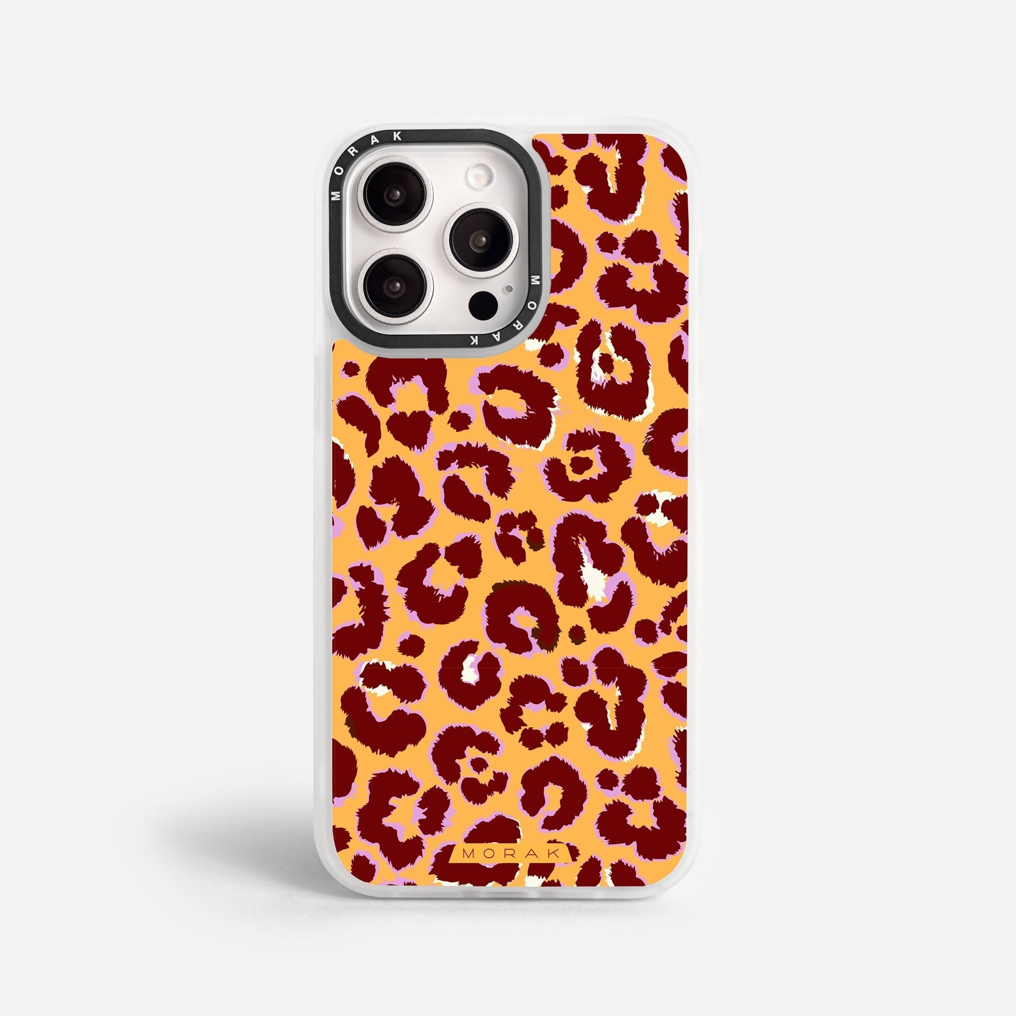 Case Leopardo - Blanco Premium – Protección antigolpe | Diseño colombiano | Morak
