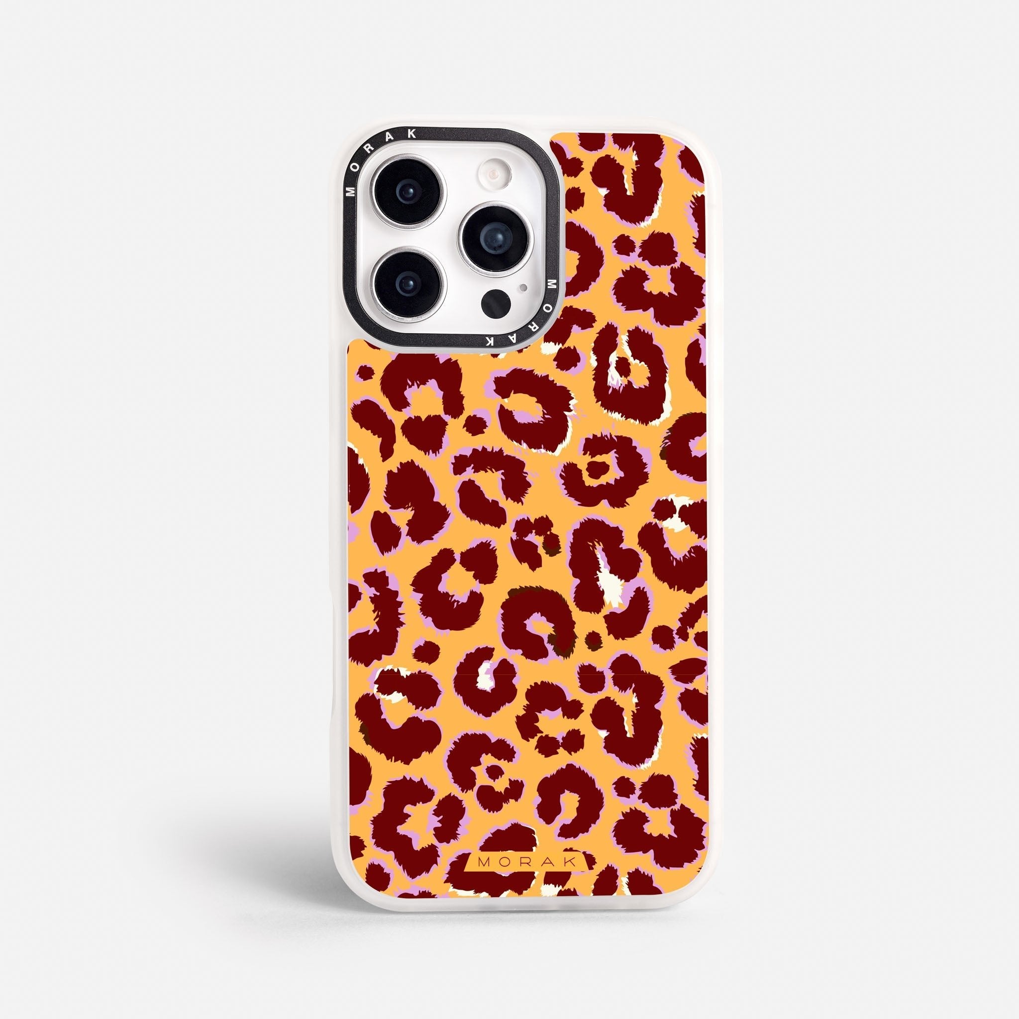 Case Leopardo - Blanco Premium – Protección antigolpe | Diseño colombiano | Morak