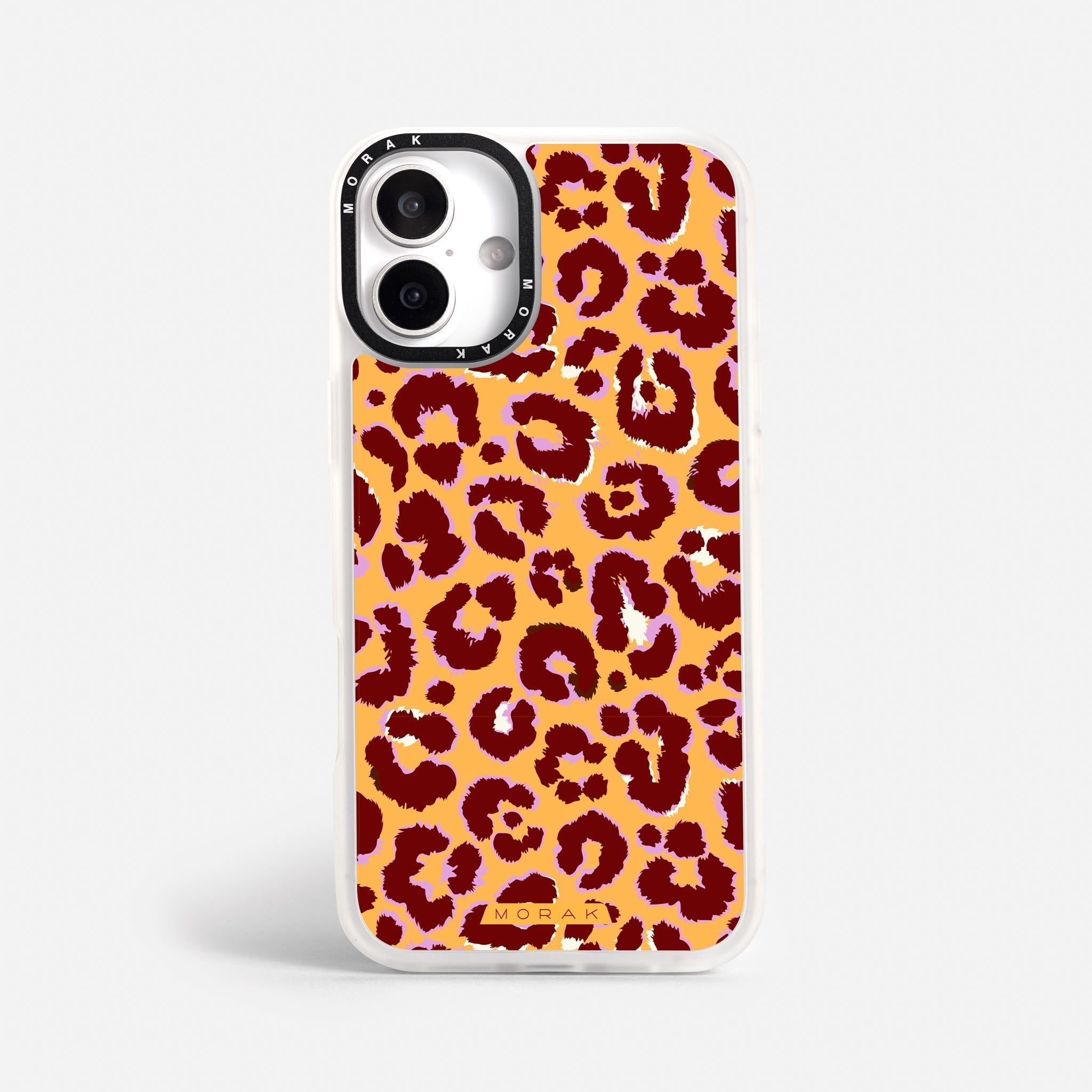 Case Leopardo - Blanco Premium – Protección antigolpe | Diseño colombiano | Morak