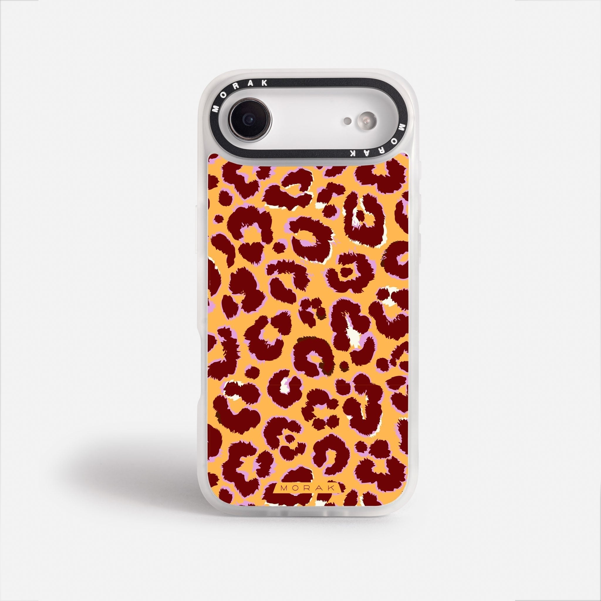 Case Leopardo - Blanco Premium – Protección antigolpe | Diseño colombiano | Morak