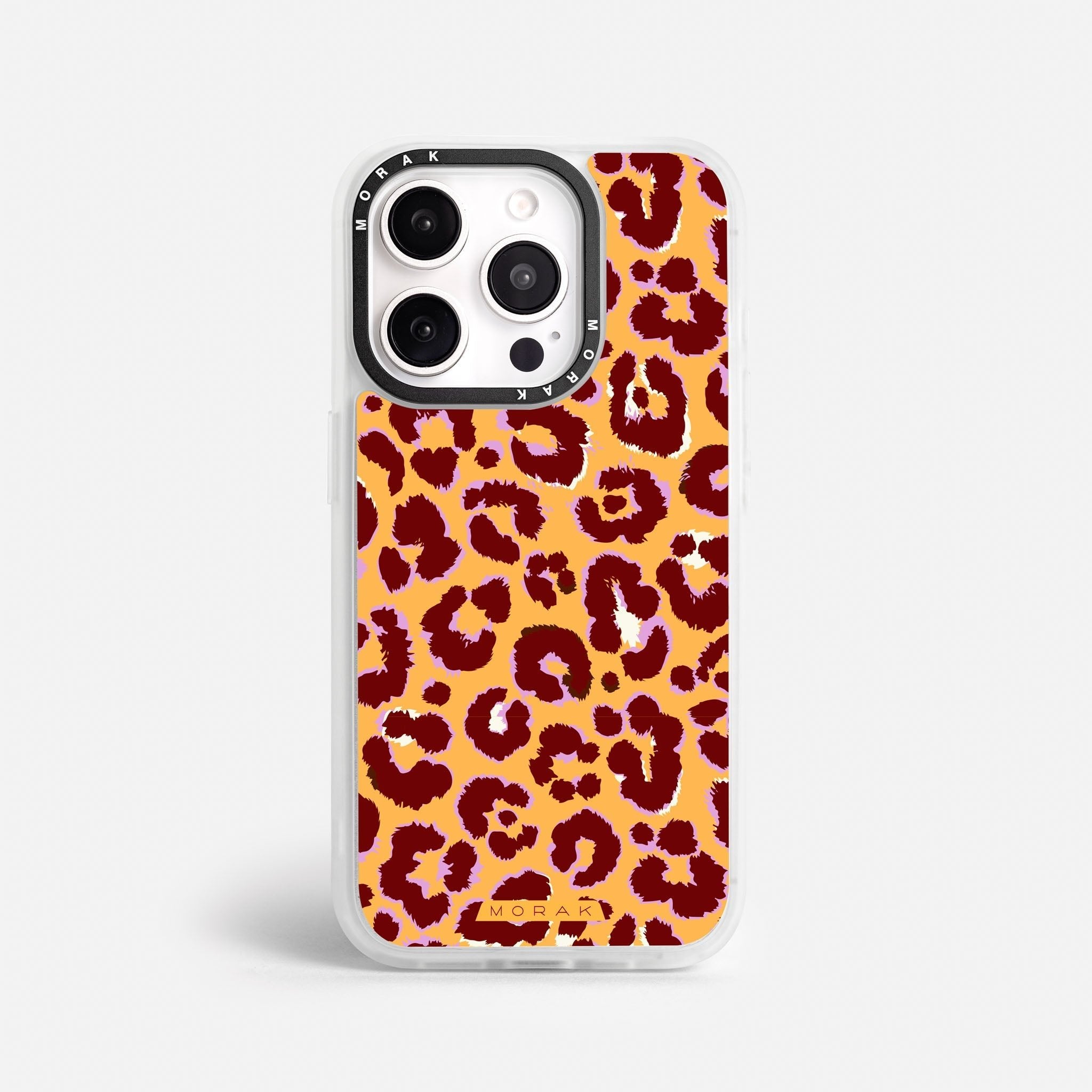 Case Leopardo - Blanco Premium – Protección antigolpe | Diseño colombiano | Morak