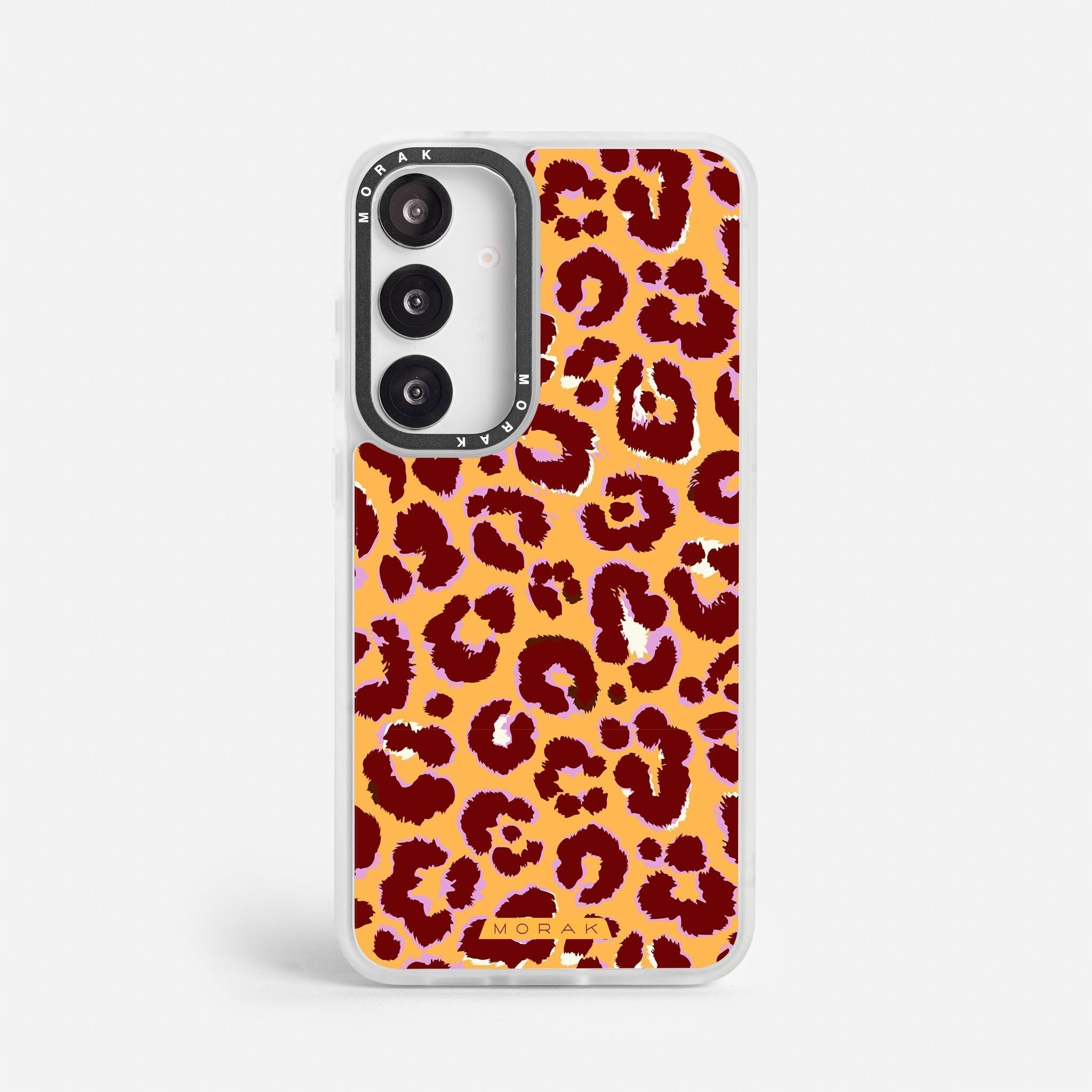 Case Leopardo - Blanco Premium – Protección antigolpe | Diseño colombiano | Morak