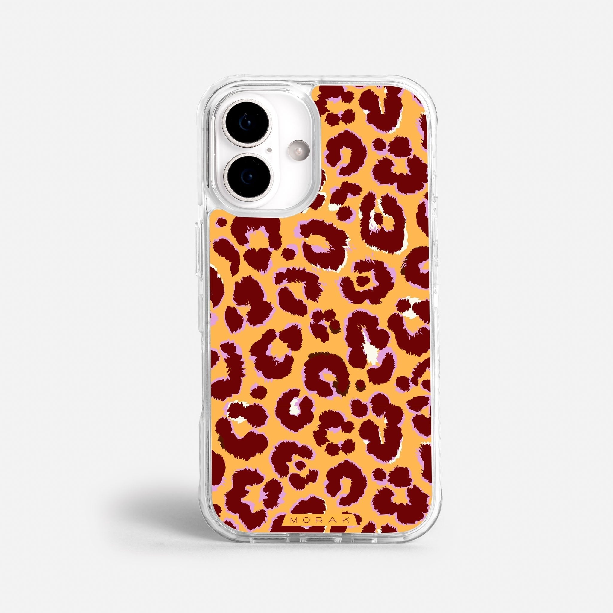Case Leopardo - Blanco Premium – Protección antigolpe | Diseño colombiano | Morak