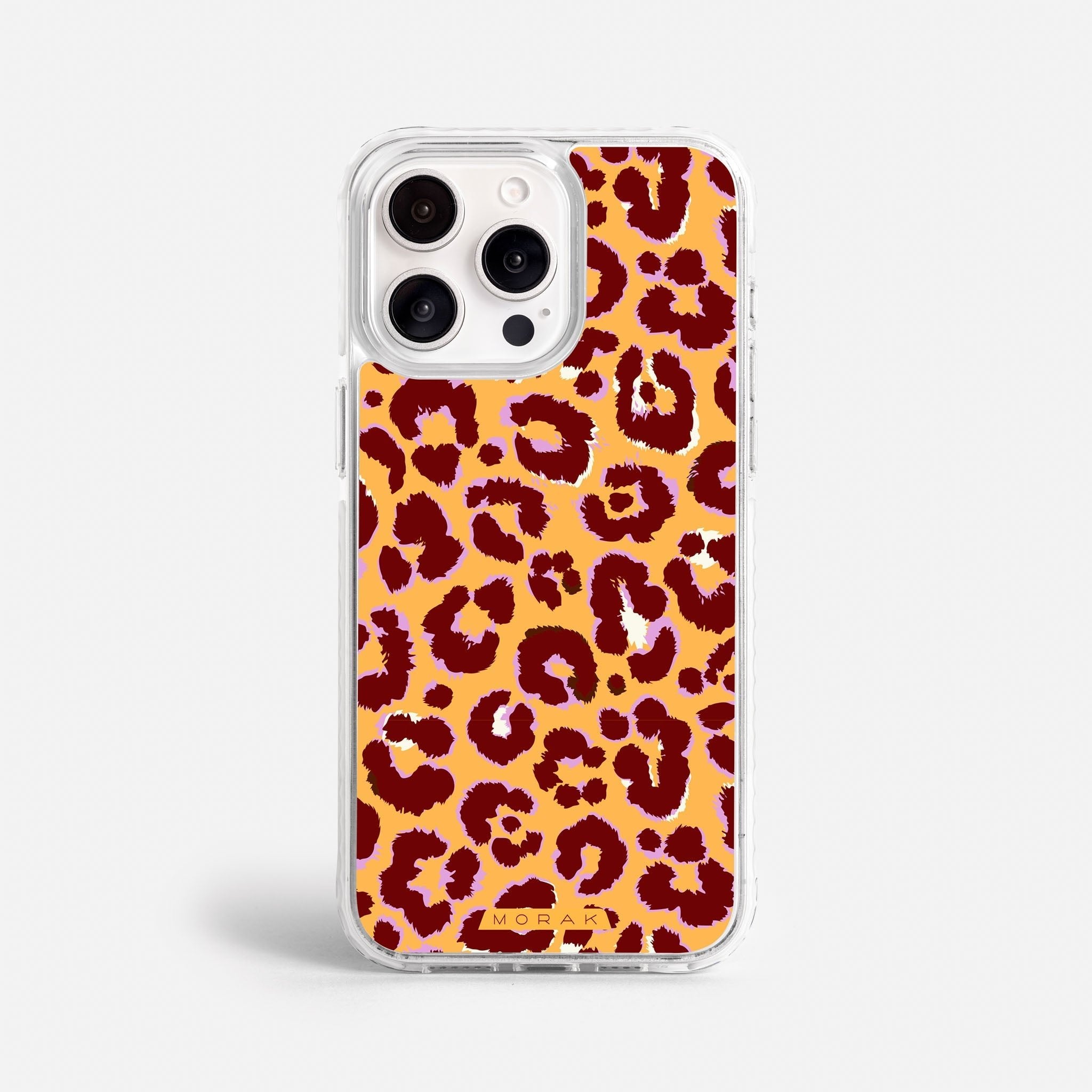 Case Leopardo - Blanco Premium – Protección antigolpe | Diseño colombiano | Morak